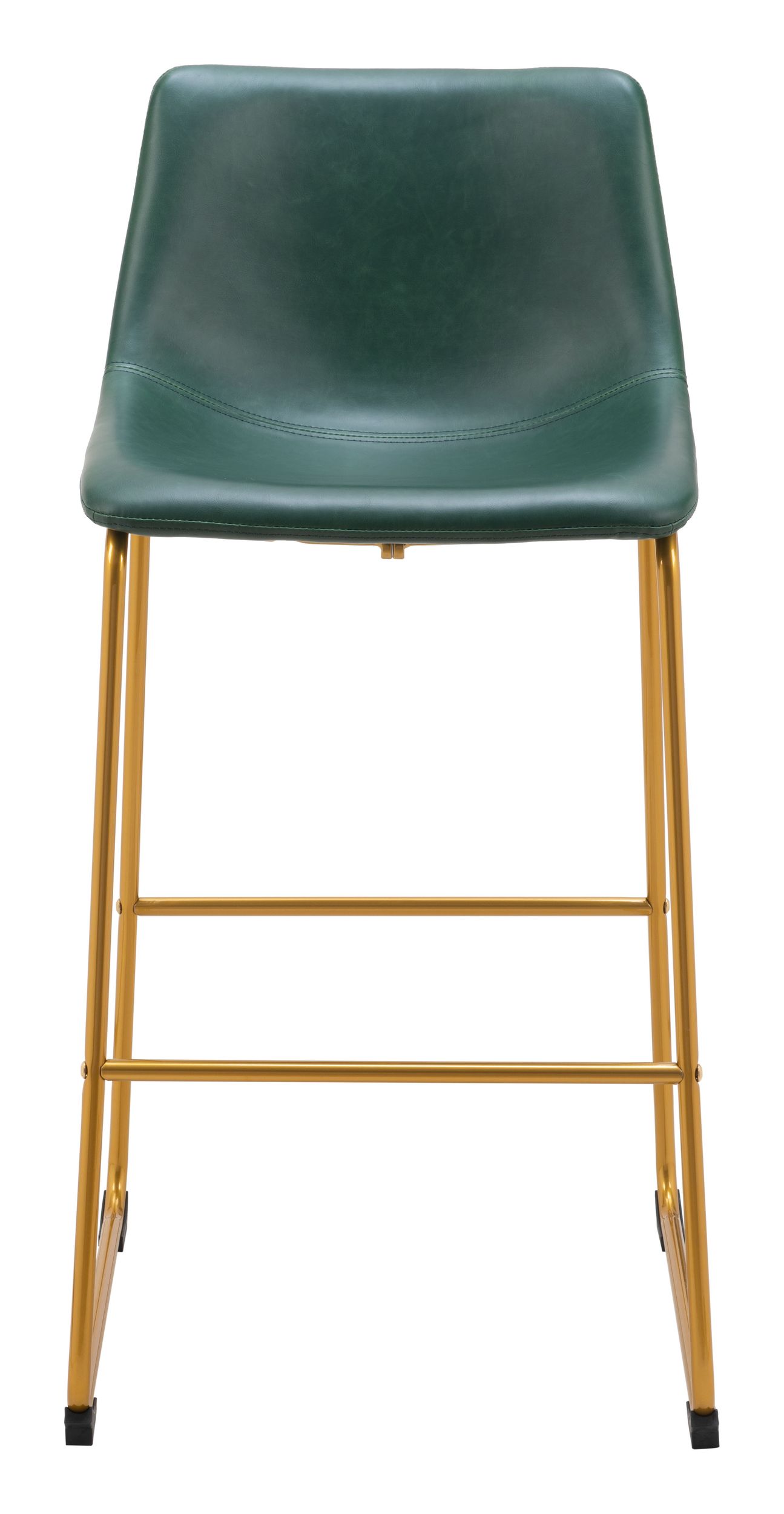 Augusta Faux Leather/Steel Barstool
