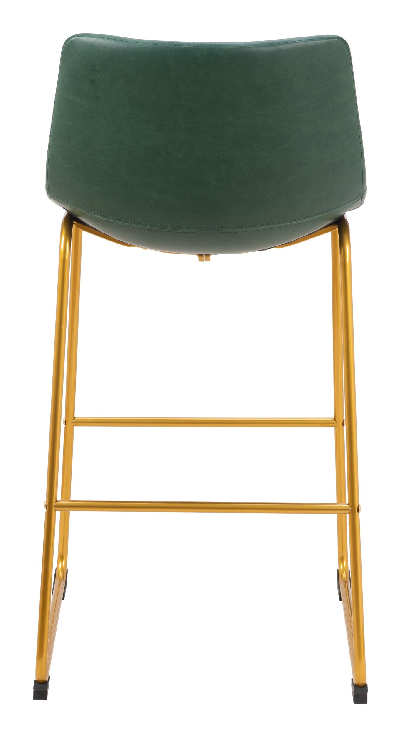 Augusta Faux Leather/Steel Barstool