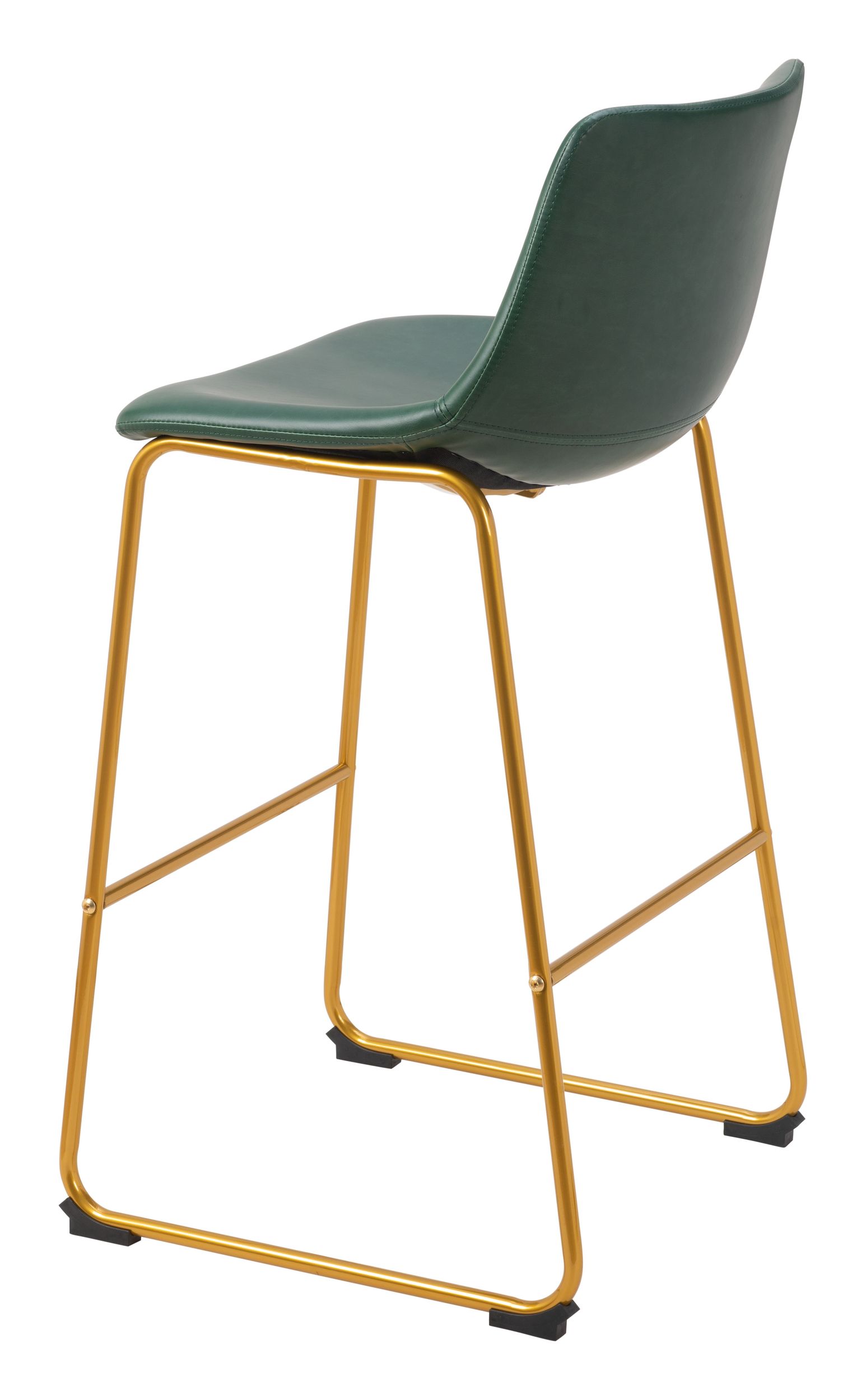 Augusta Faux Leather/Steel Barstool
