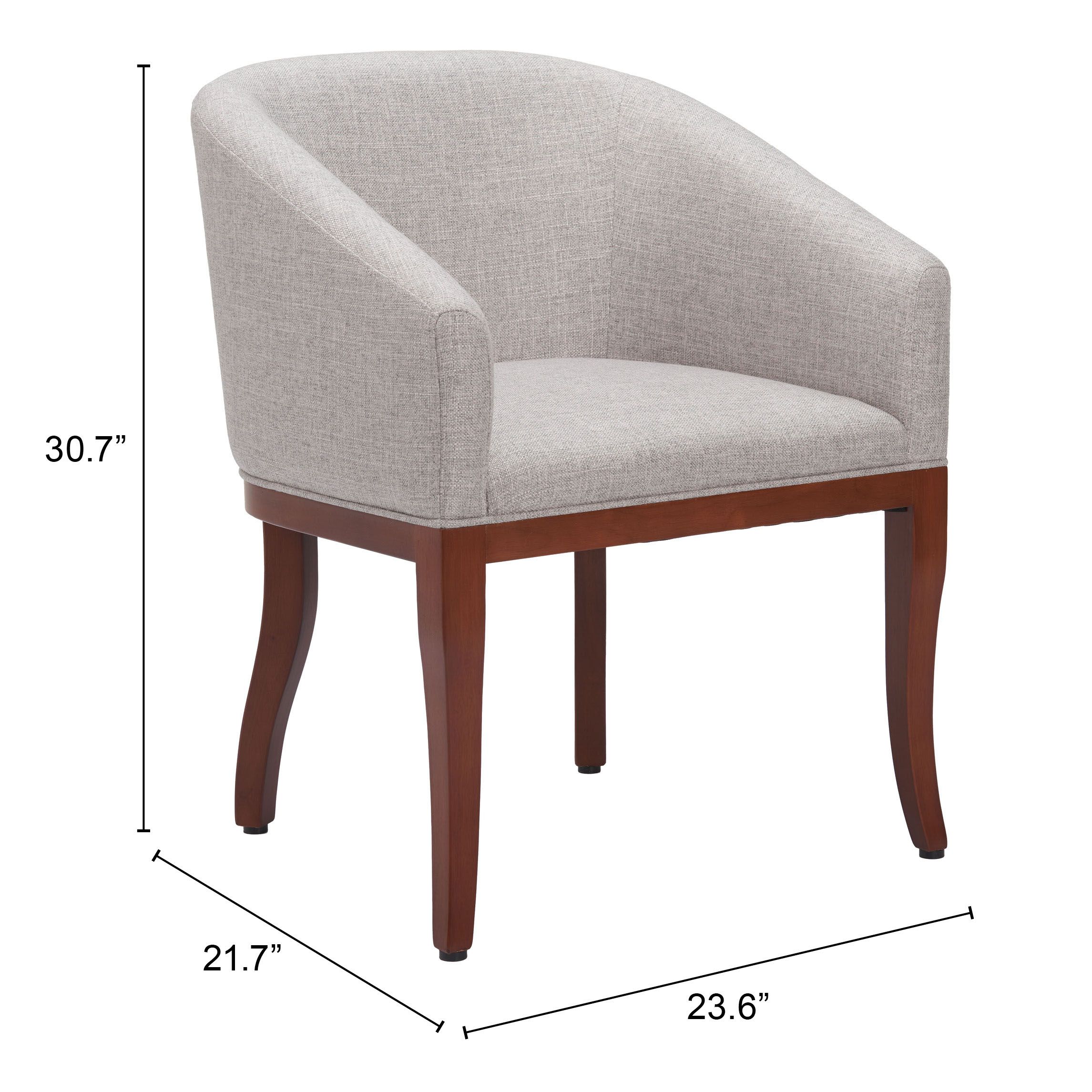 Serasa Polyester/Wood Dining Chair
