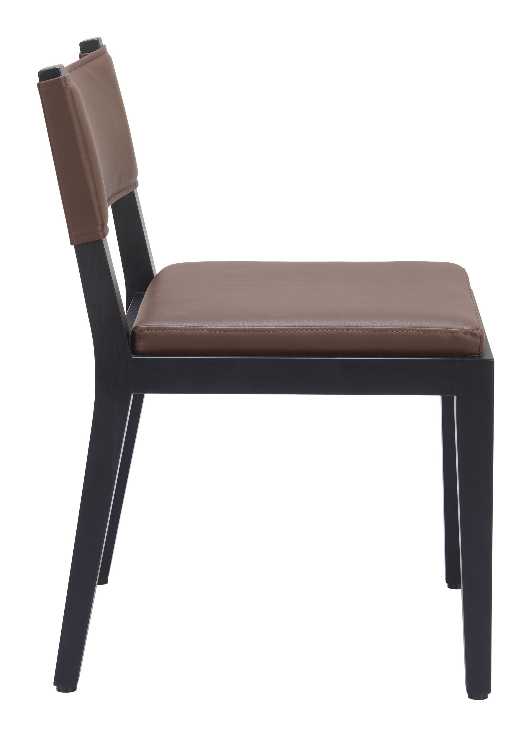 Roxas Faux Leather/Wood Dining Chair