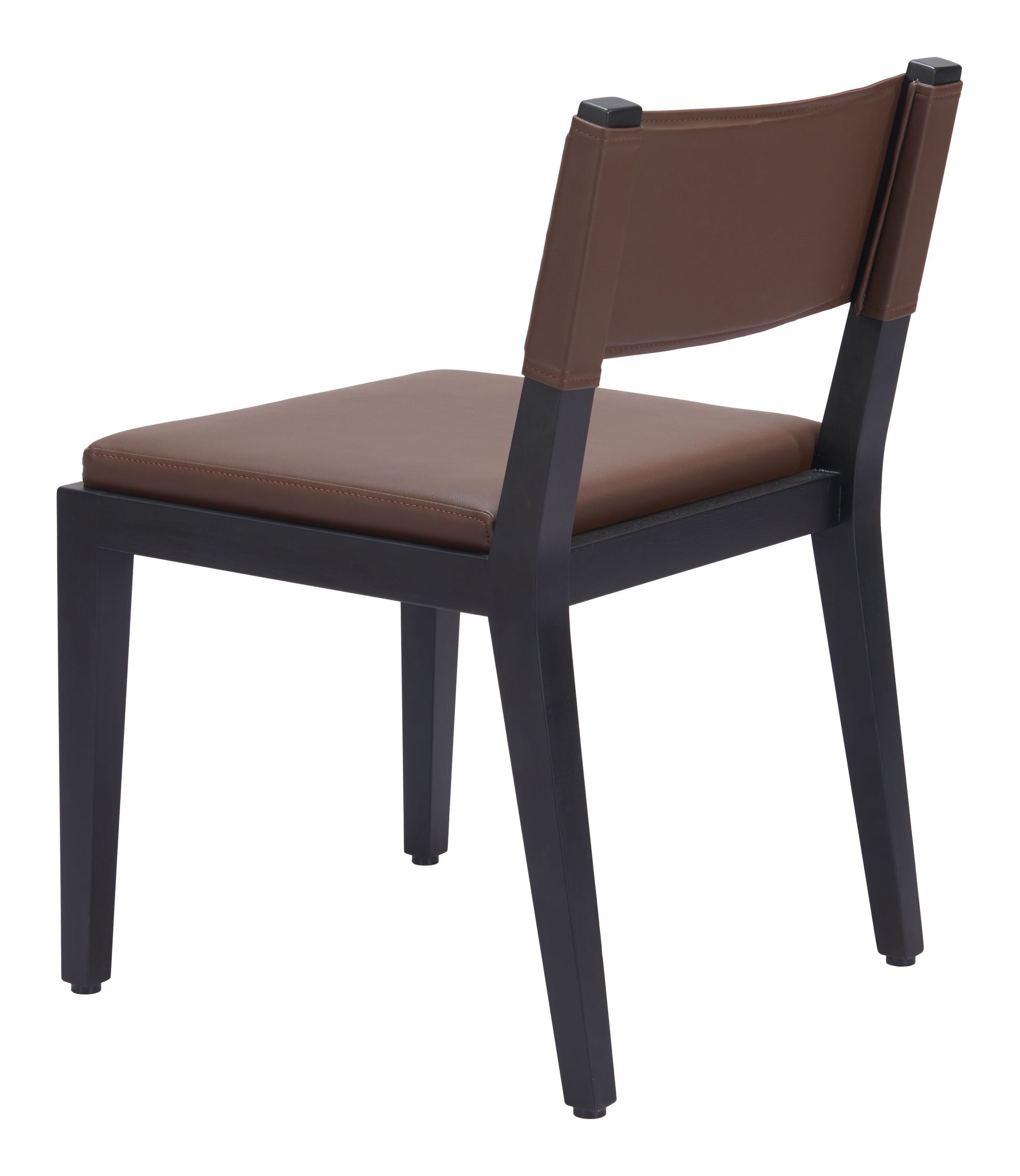 Roxas Faux Leather/Wood Dining Chair
