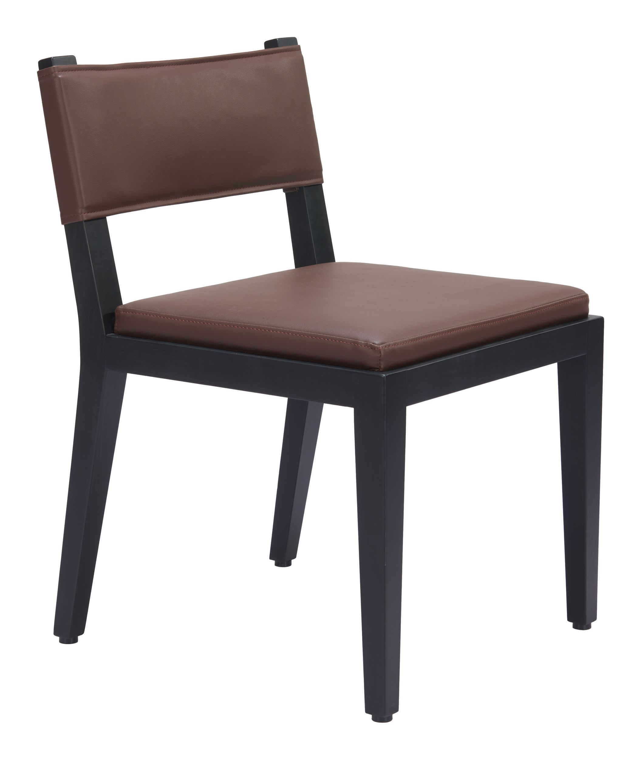 Roxas Faux Leather/Wood Dining Chair