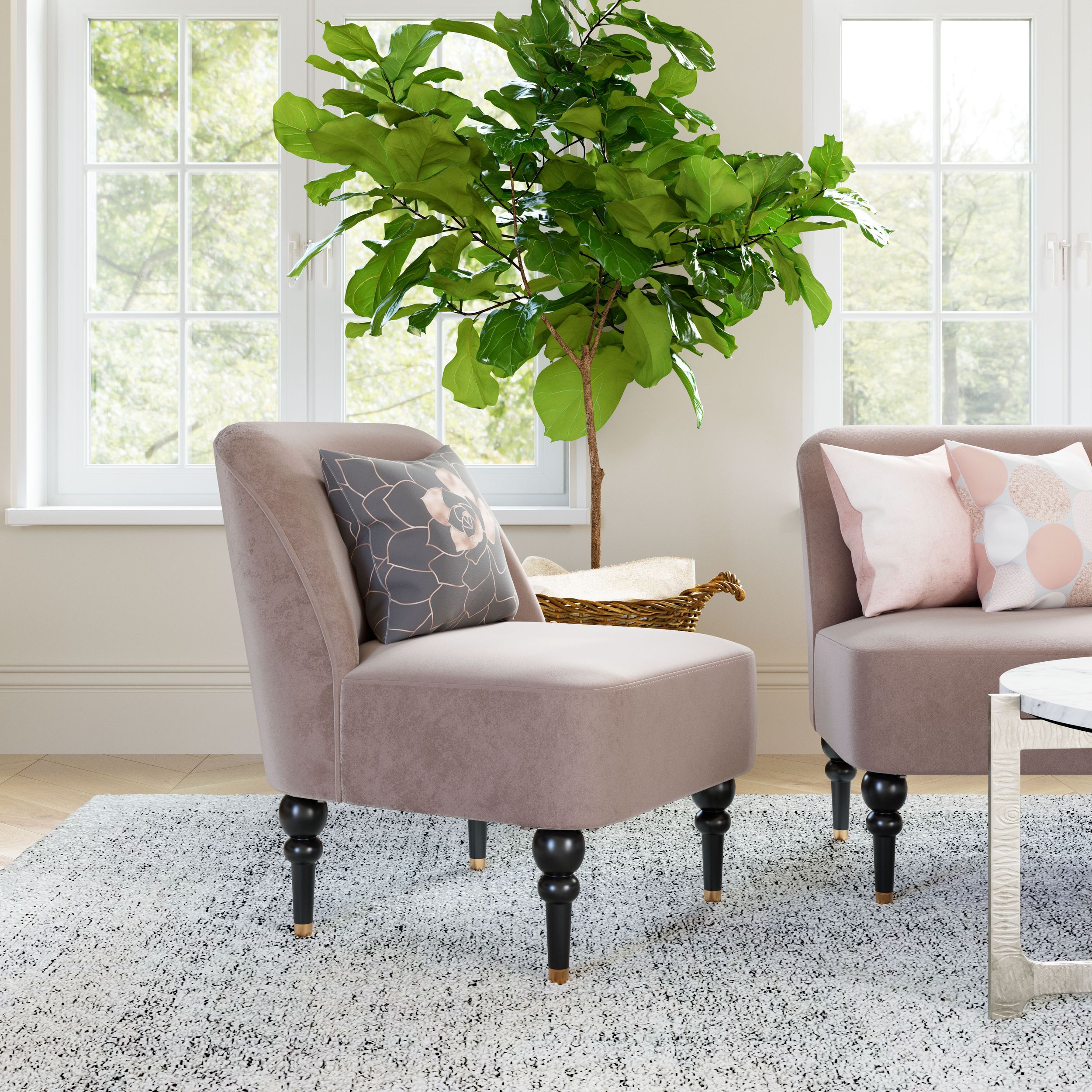 Bintulu Polyester Accent Chair