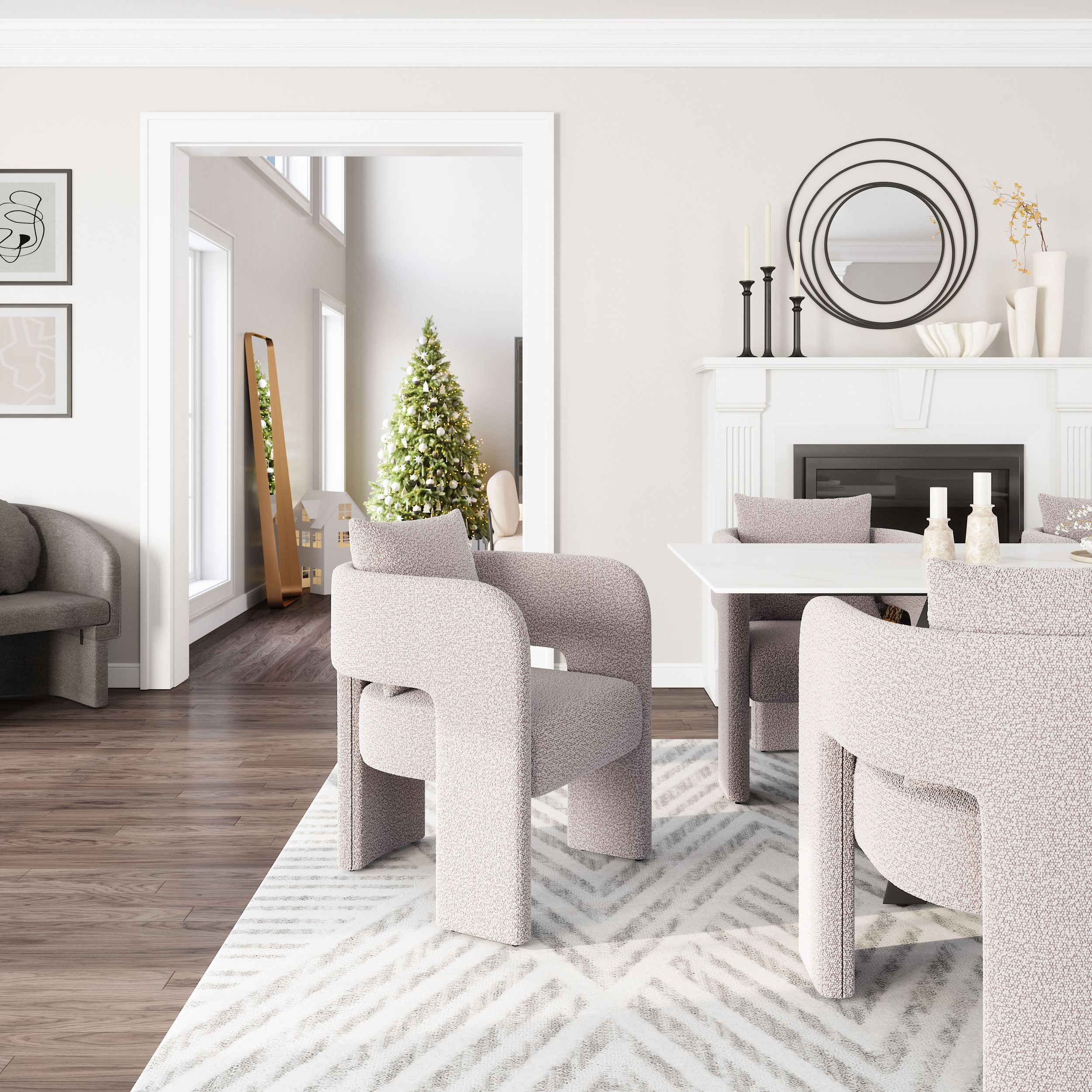Melilla Polyester Dining Chair