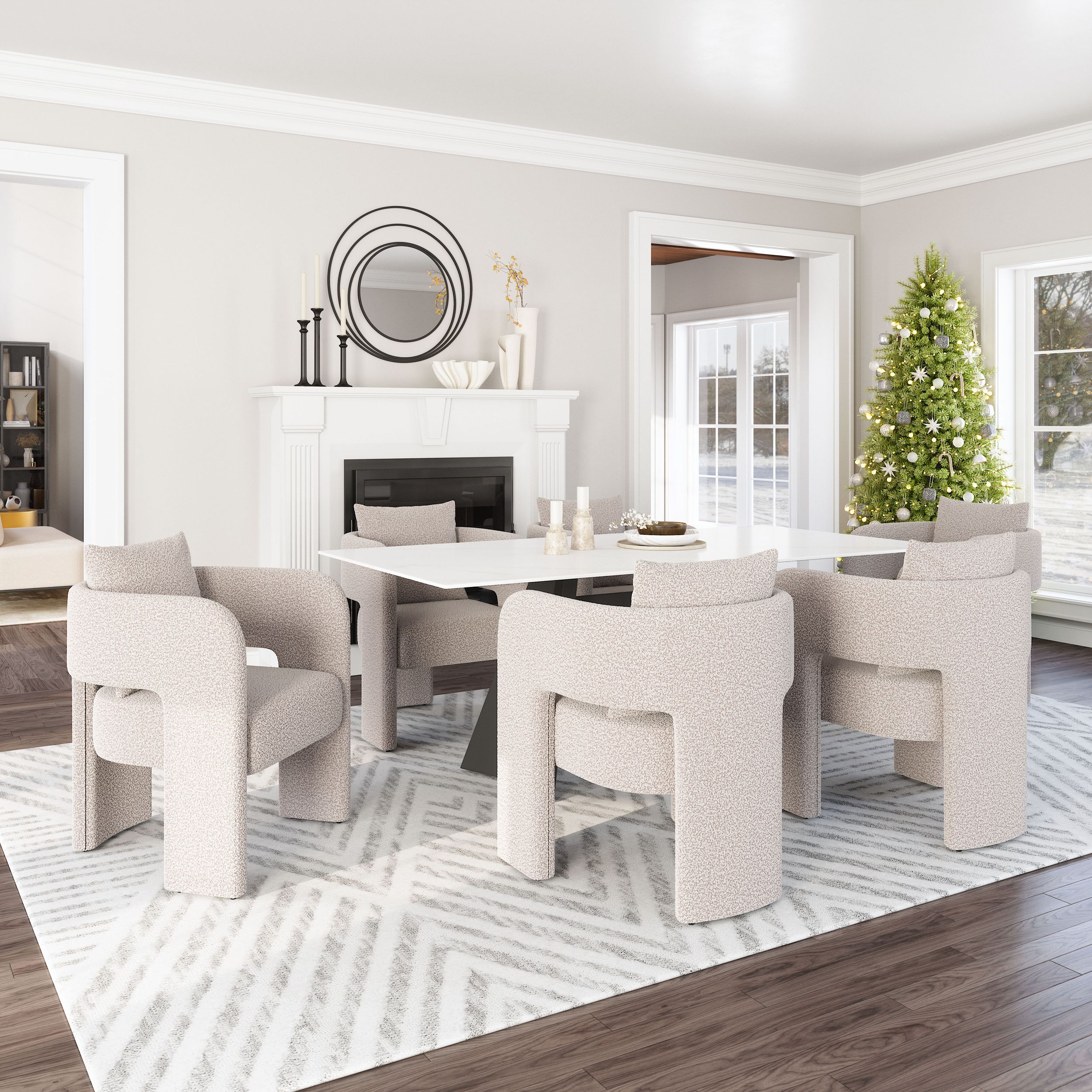 Melilla Polyester Dining Chair