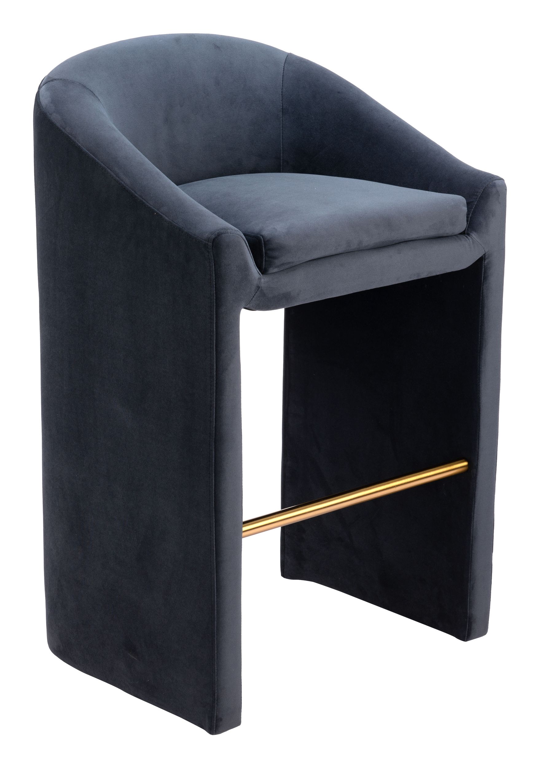 Emas Velvet Barstool