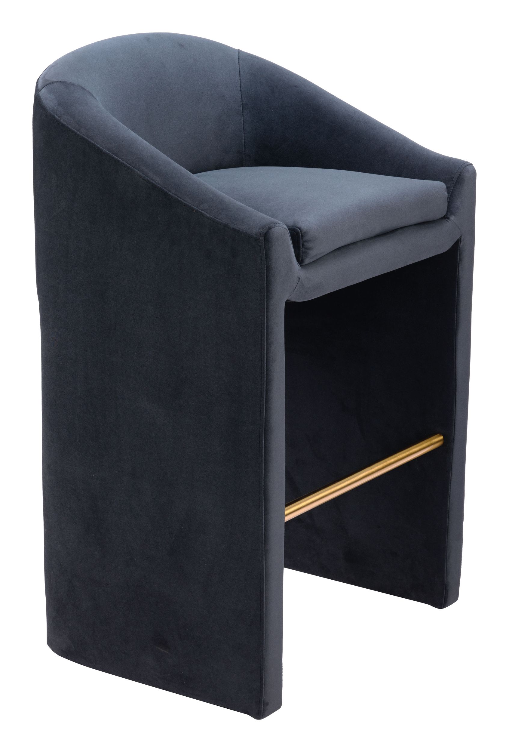 Emas Velvet Barstool