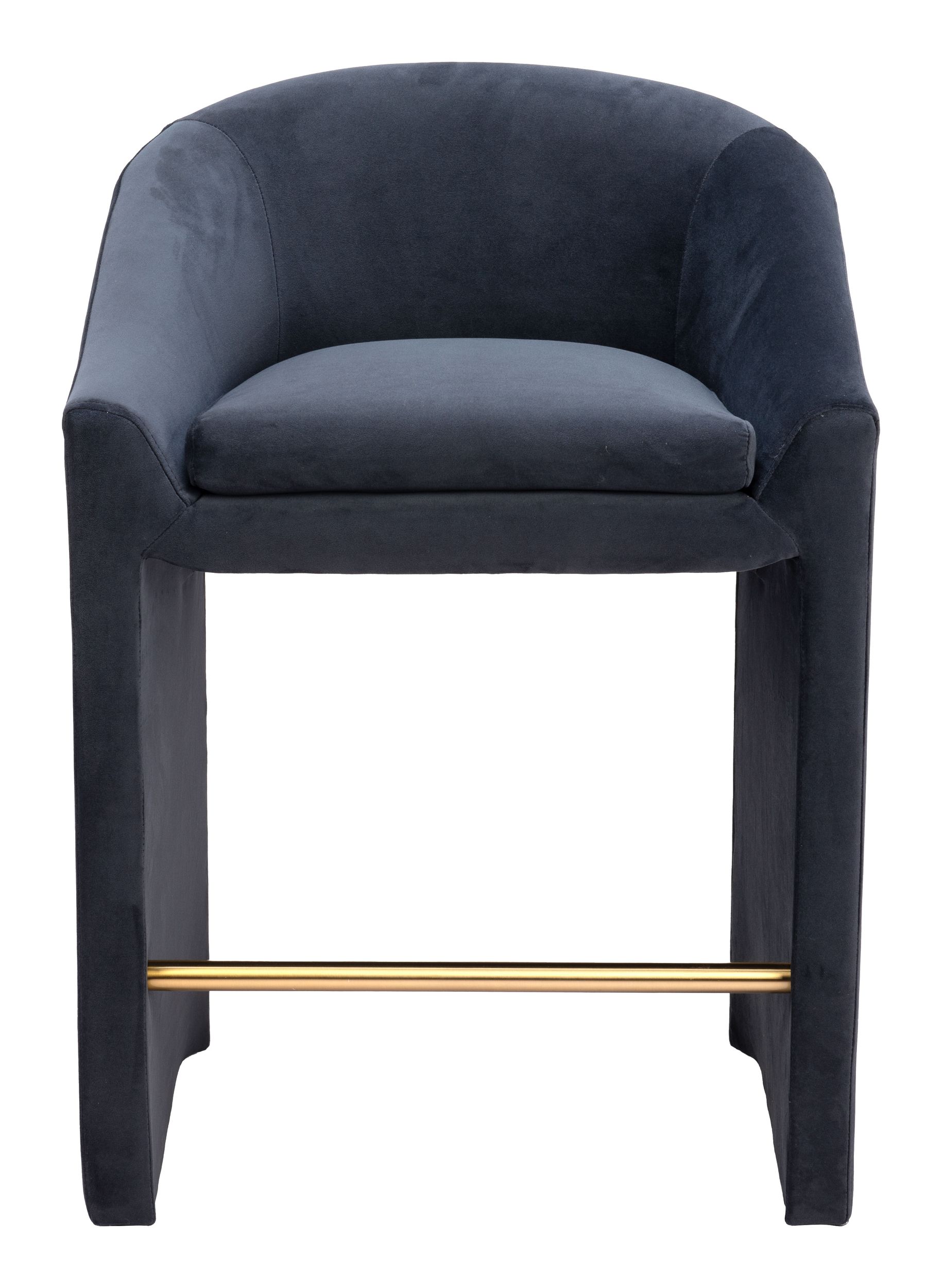Emas Faux Leather/Steel Counter Stool