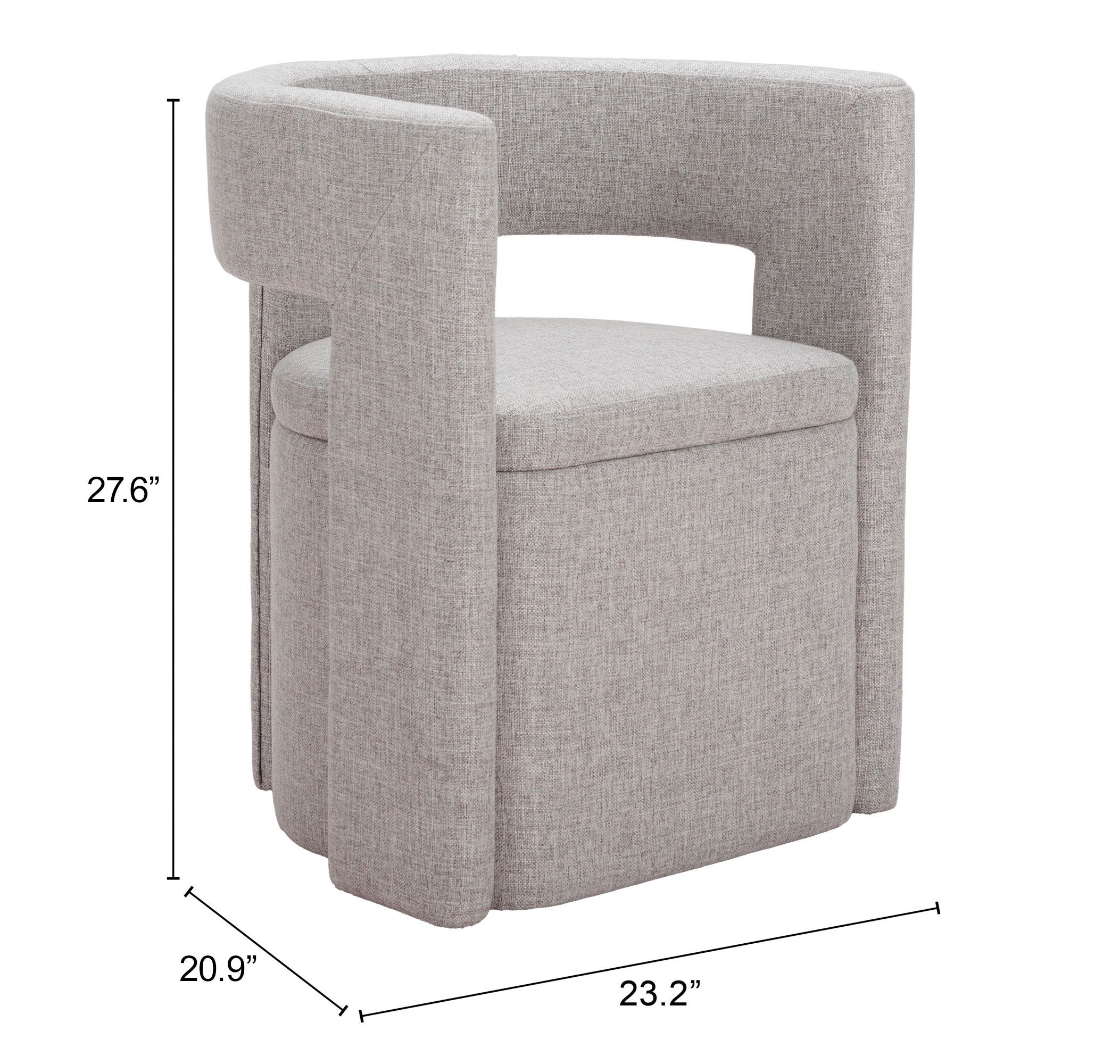 Papua Polyester/Steel Dining Chair