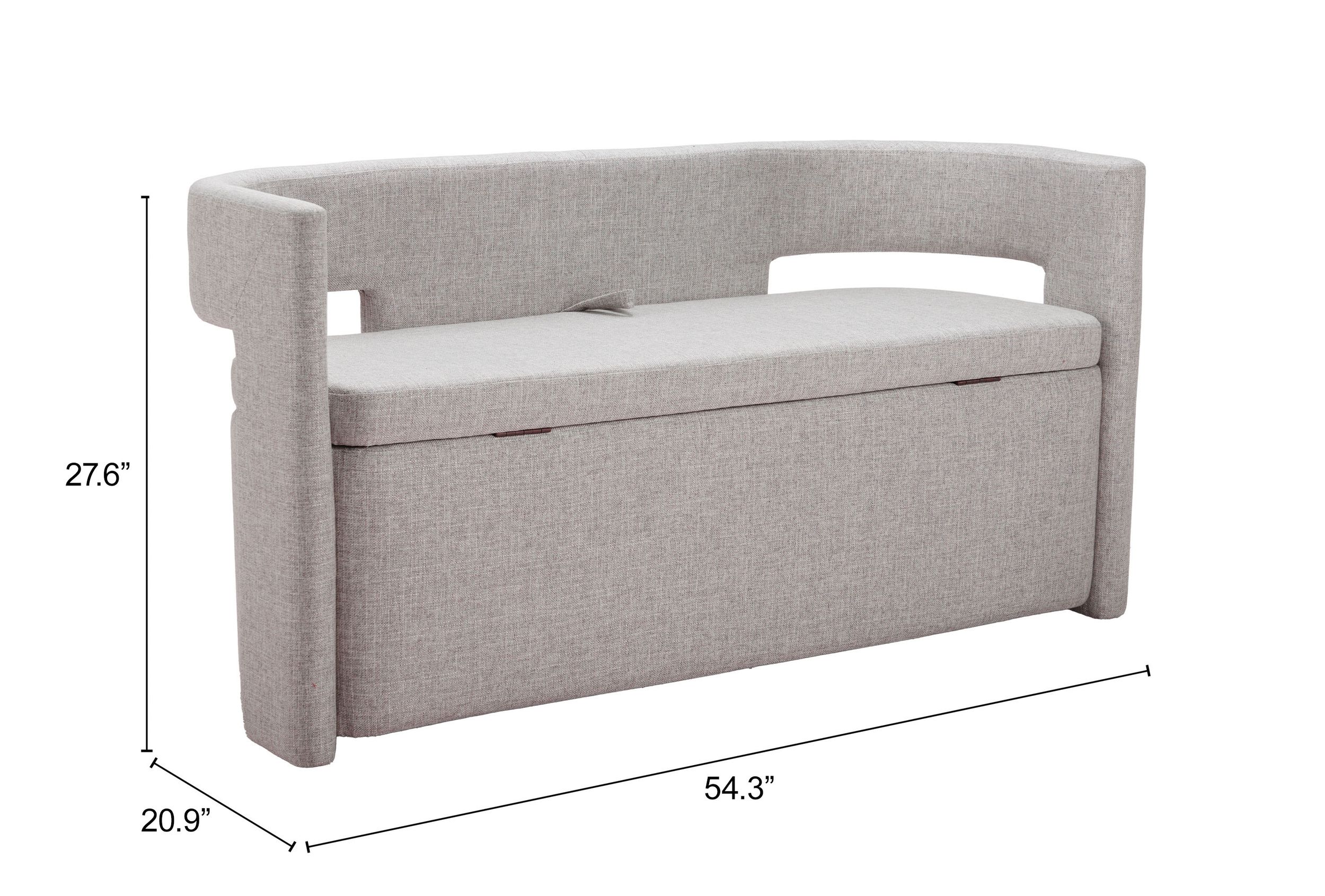 Papua Polyester Storage Bench