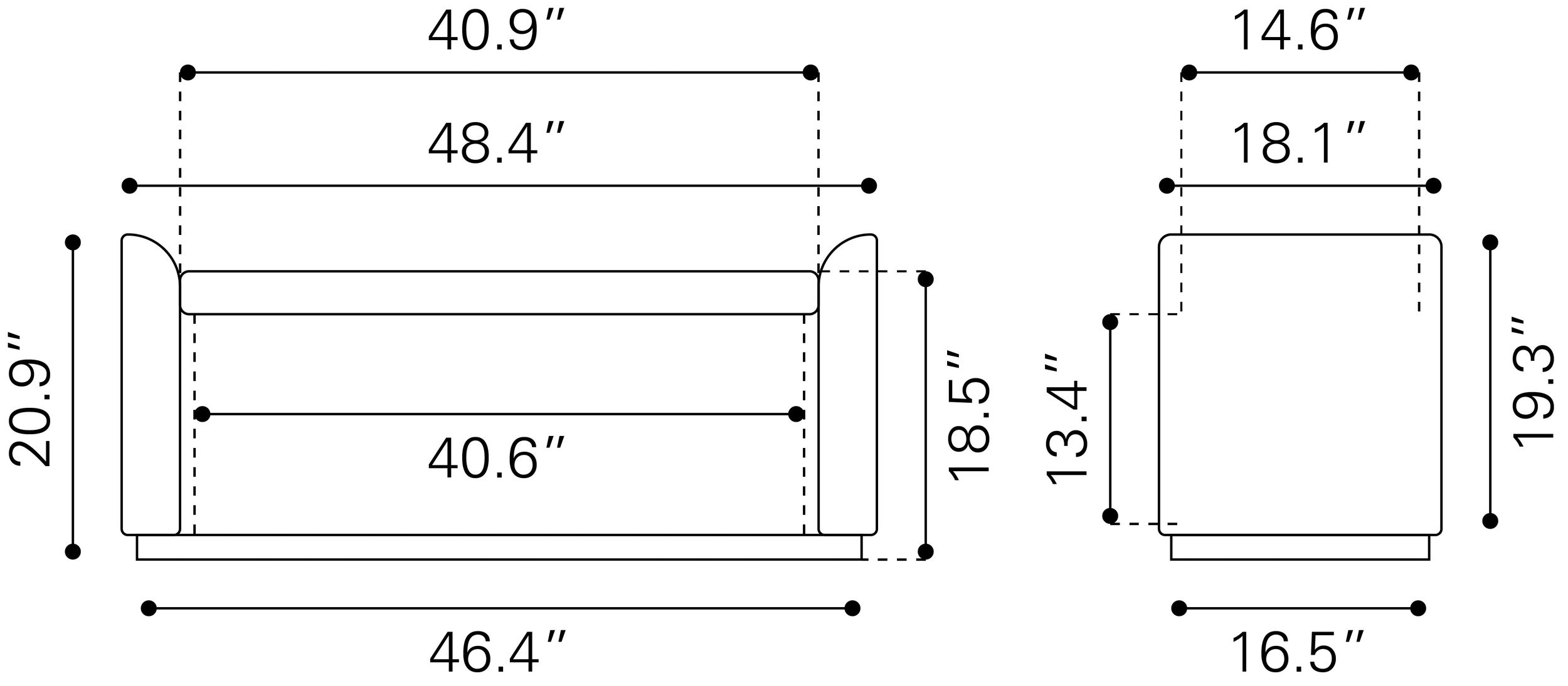 Dobo Polyester/Steel Storage Bench