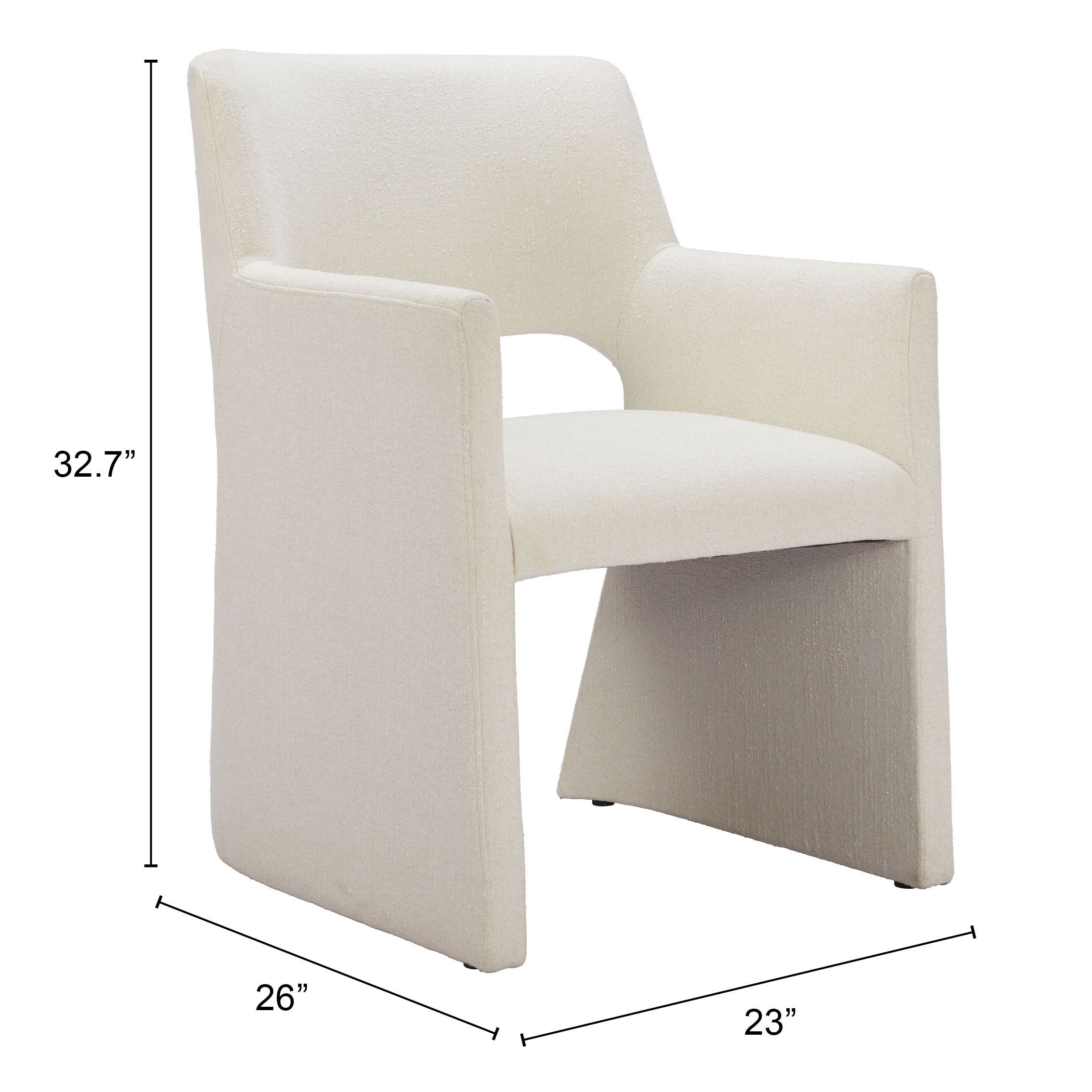 Minet Polyester/Wood Dining Chair