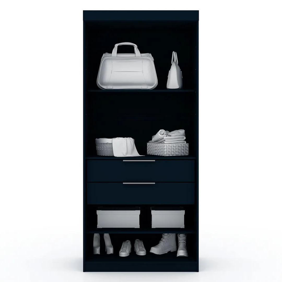 Mulberry 2 Sectional Modern Wardrobe Closet 