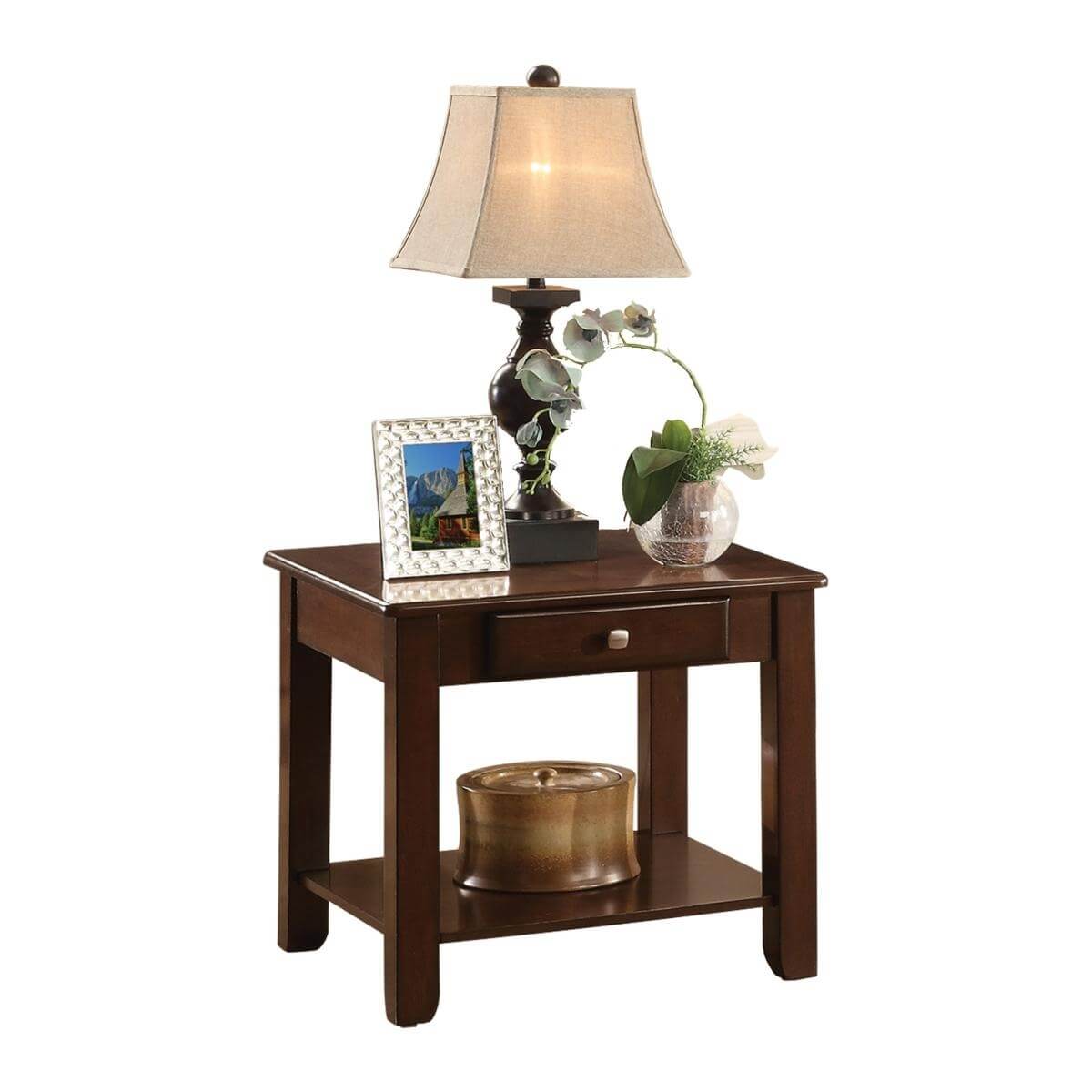 Ballwin Wood Veneer End Table