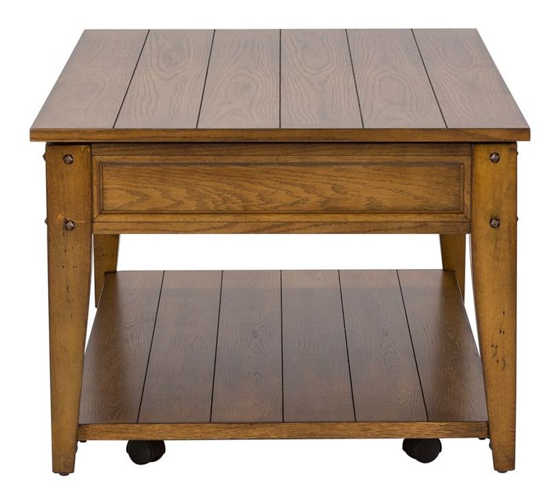 Lake House Coffee Table Set | Wood Storage Cocktail Tables