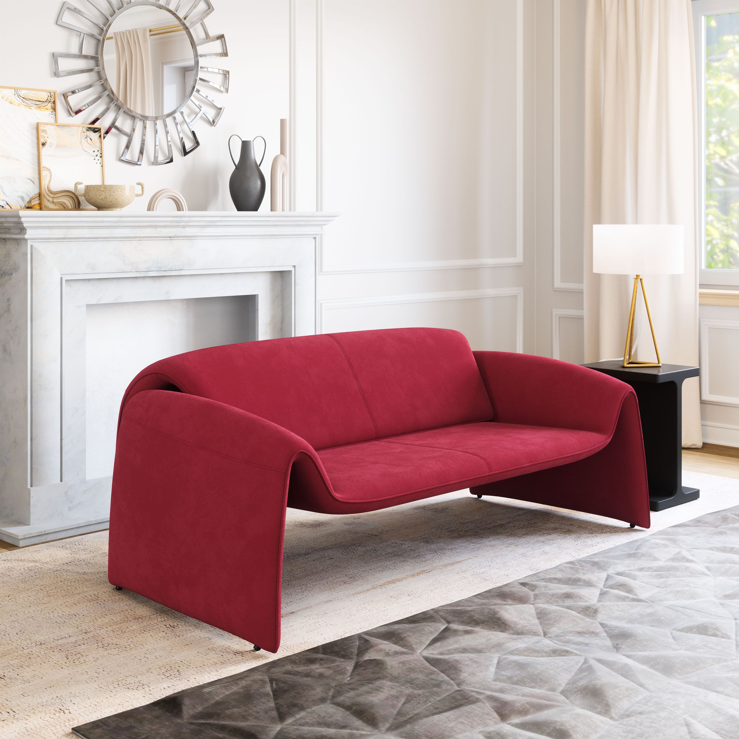 Horten Velvet Sofa