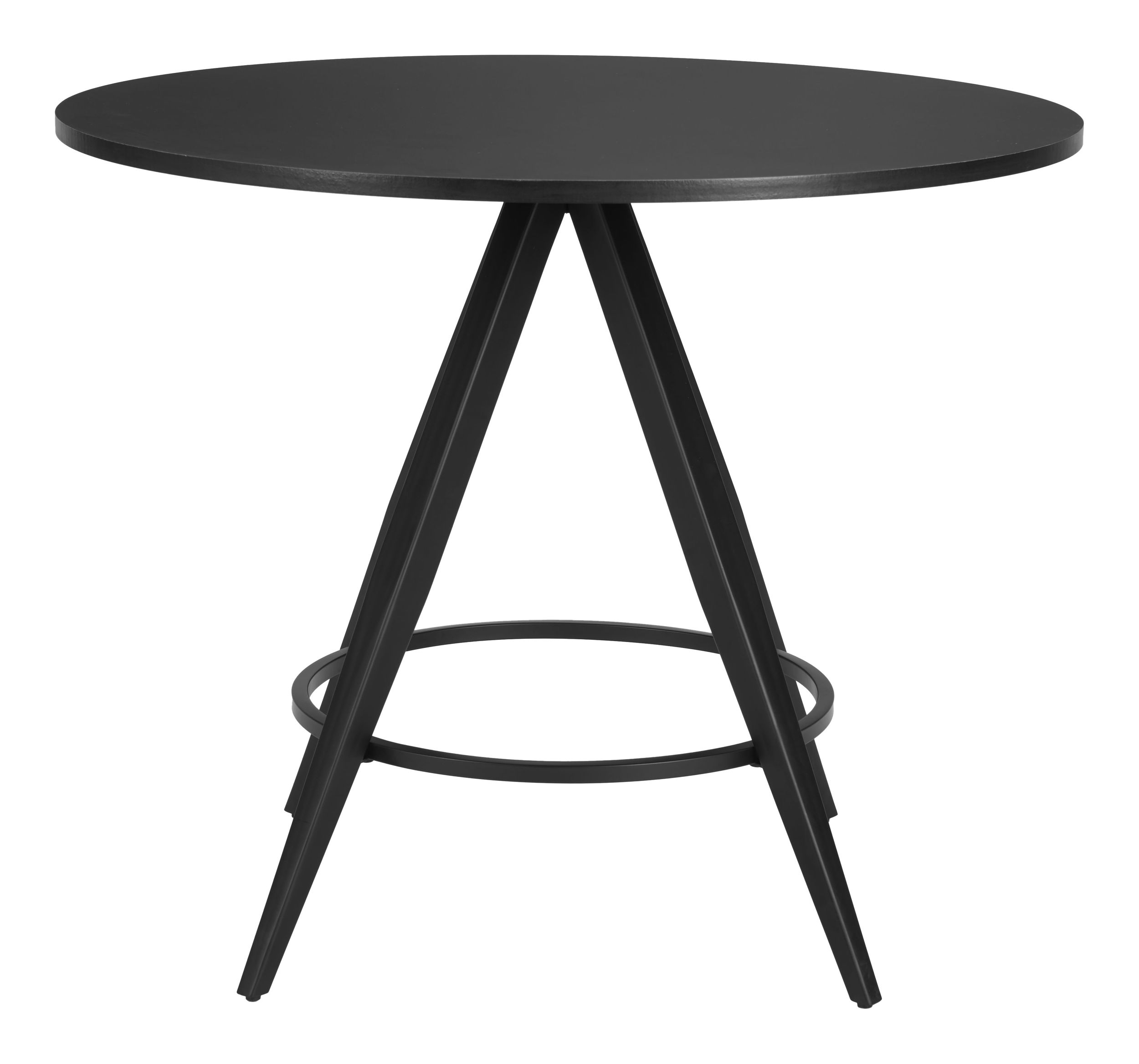 Dinos Round MDF/Steel Dining Table