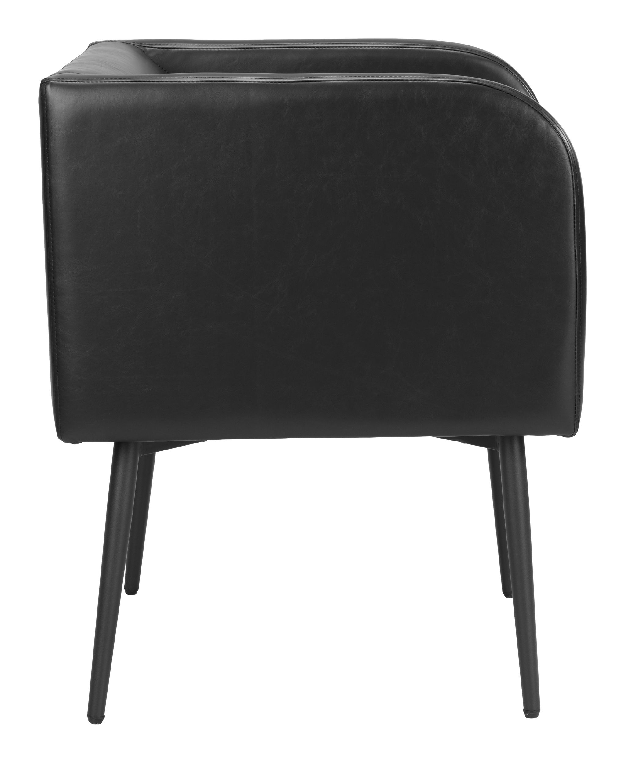 Horbat Faux Leather/Steel Dining Chair
