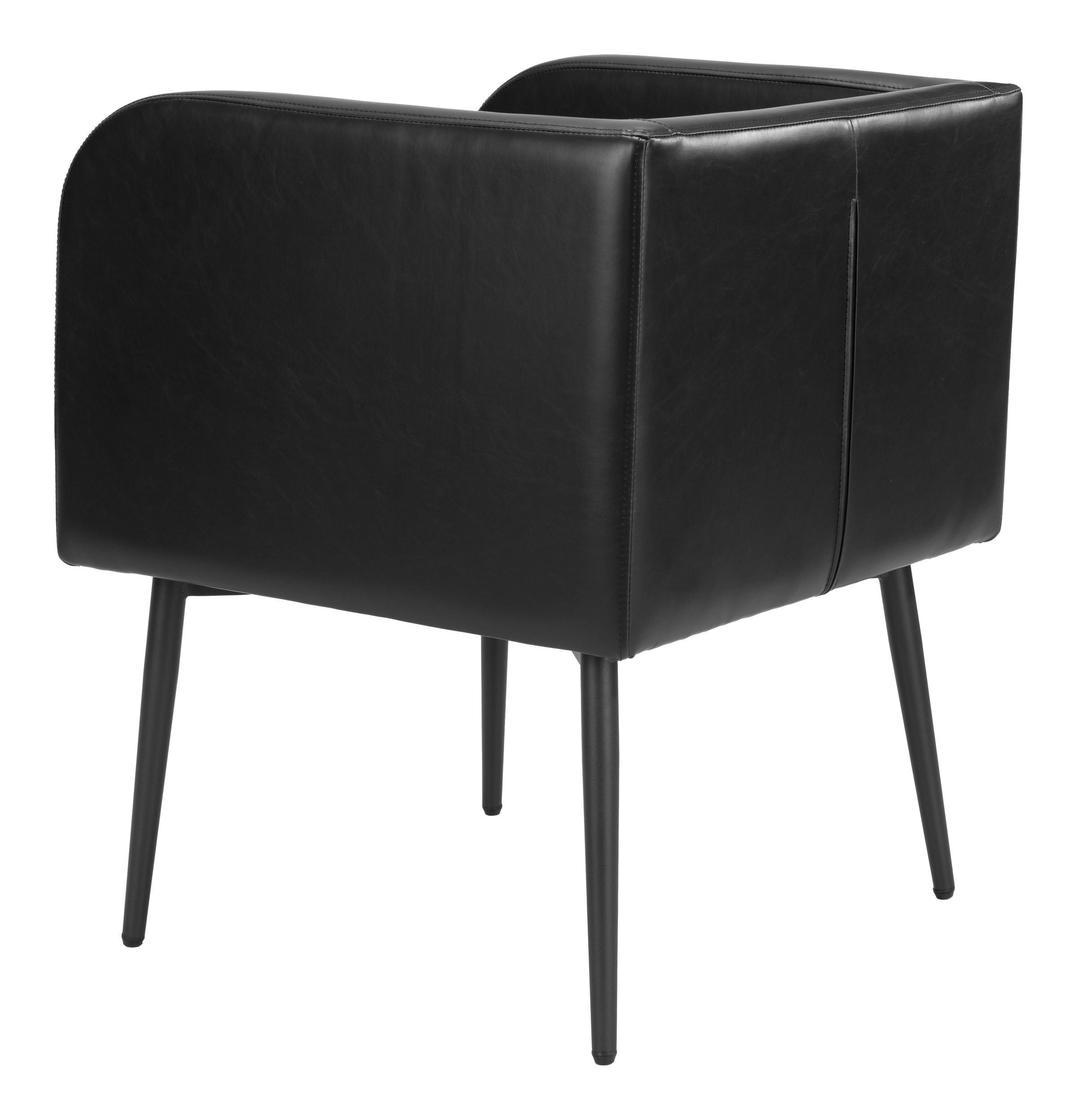 Horbat Faux Leather/Steel Dining Chair