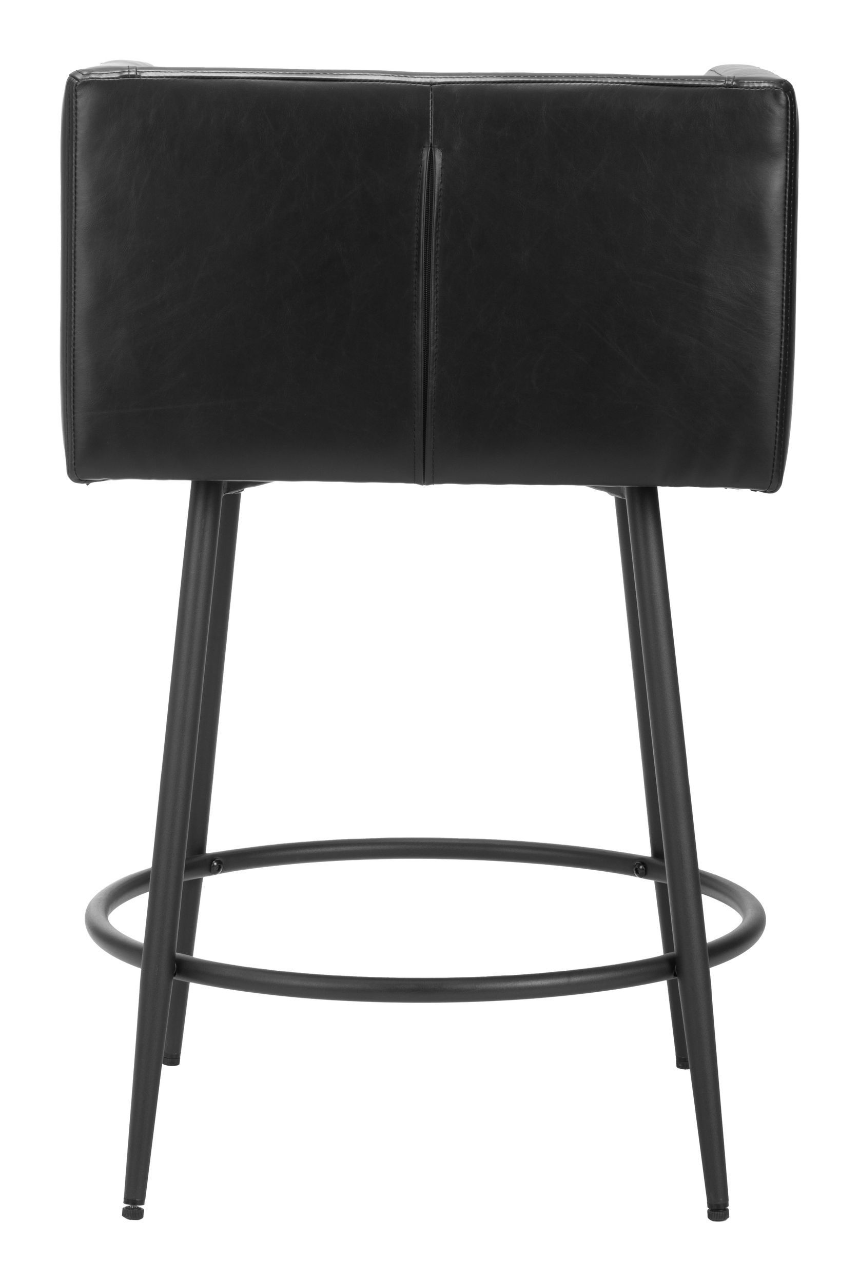 Horbat Faux Leather/Steel Counter Stool