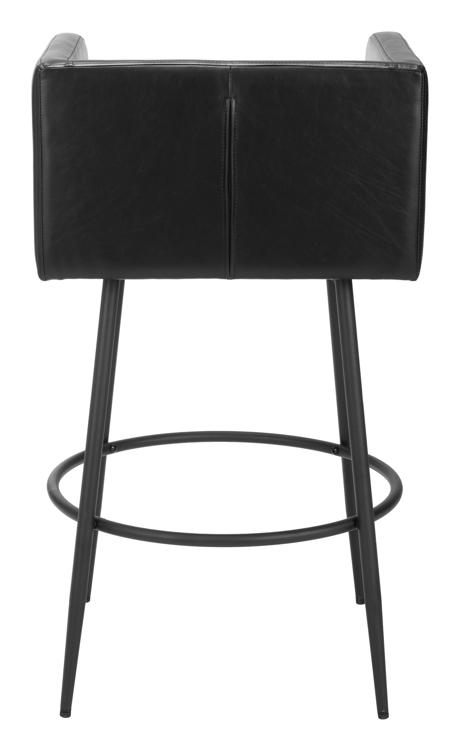 Horbat Faux Leather/Steel Barstool