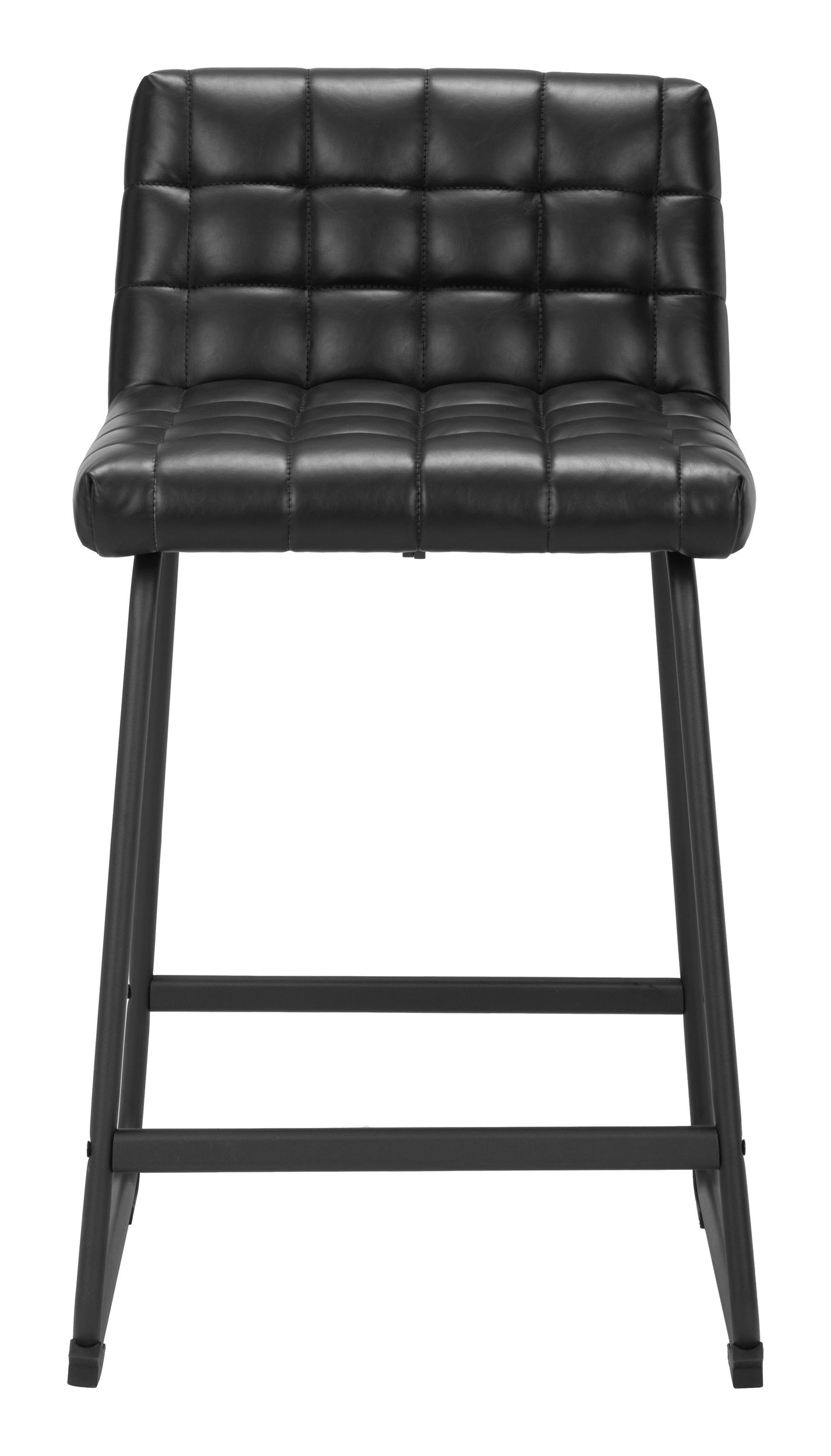 Pago Faux Leather/Steel Counter Stool