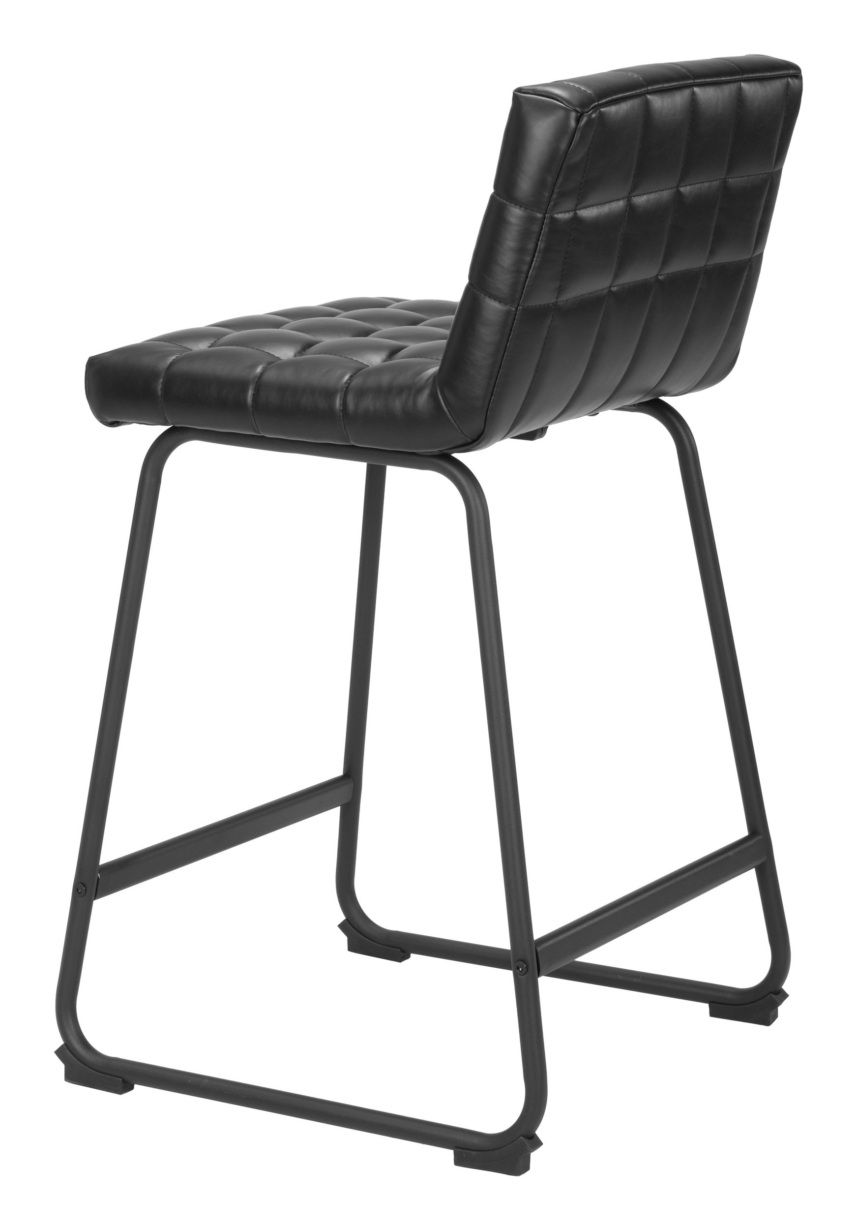 Pago Faux Leather/Steel Counter Stool