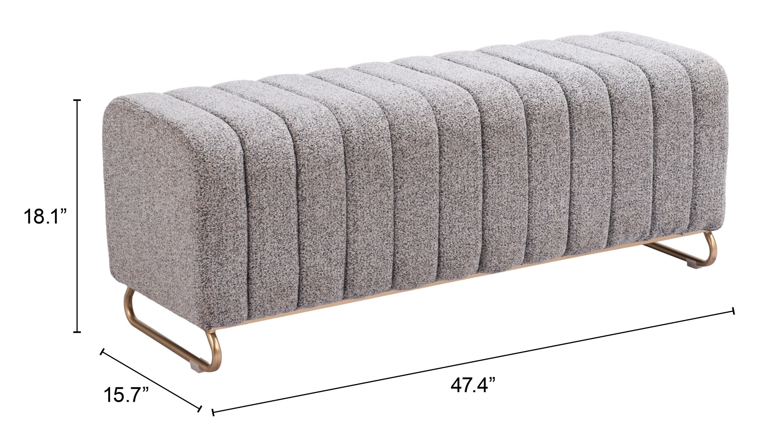 Pender Polyester/Steel Bench