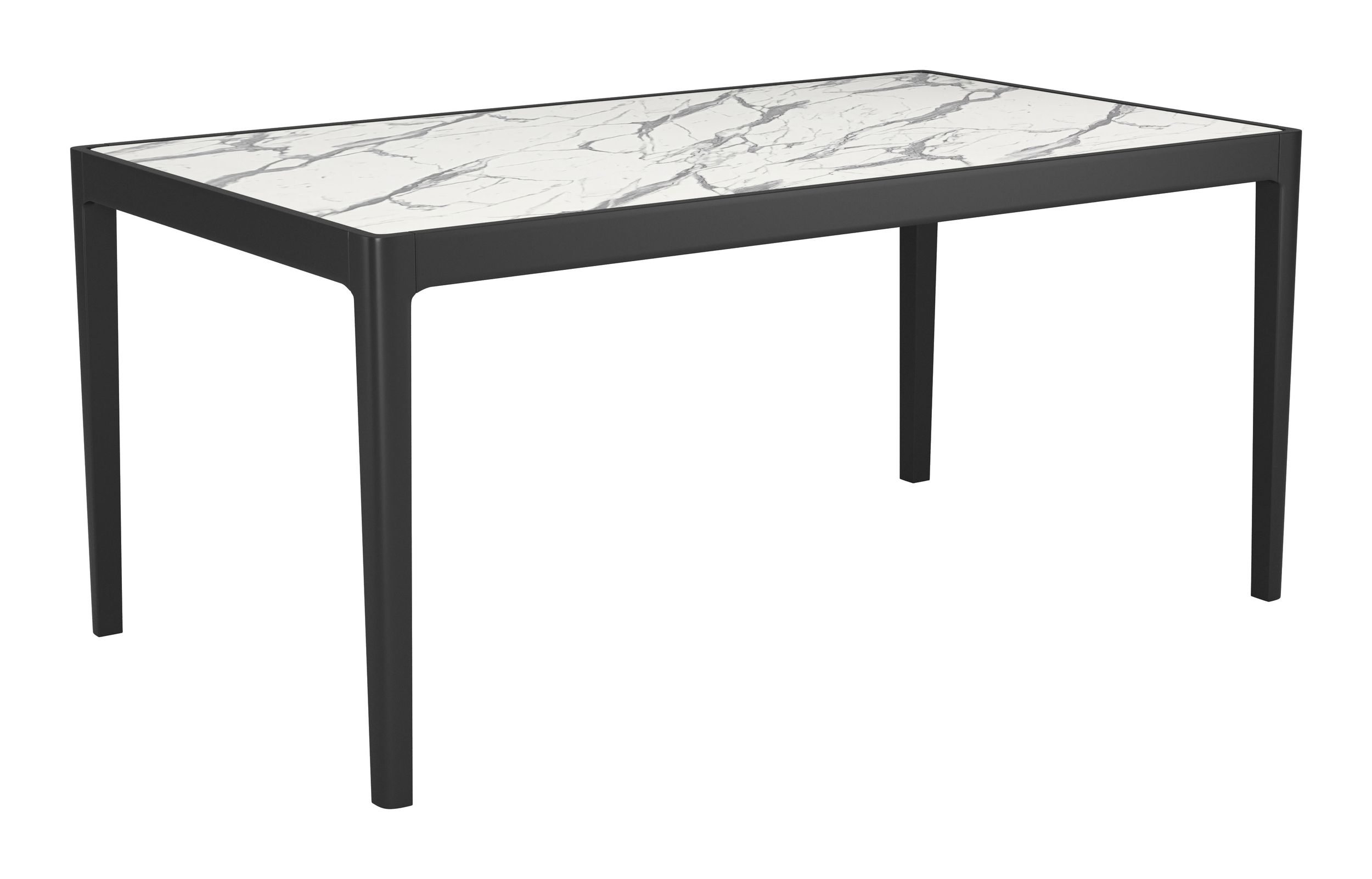 Tokai Rectangular Faux Marble/Wood Dining Table