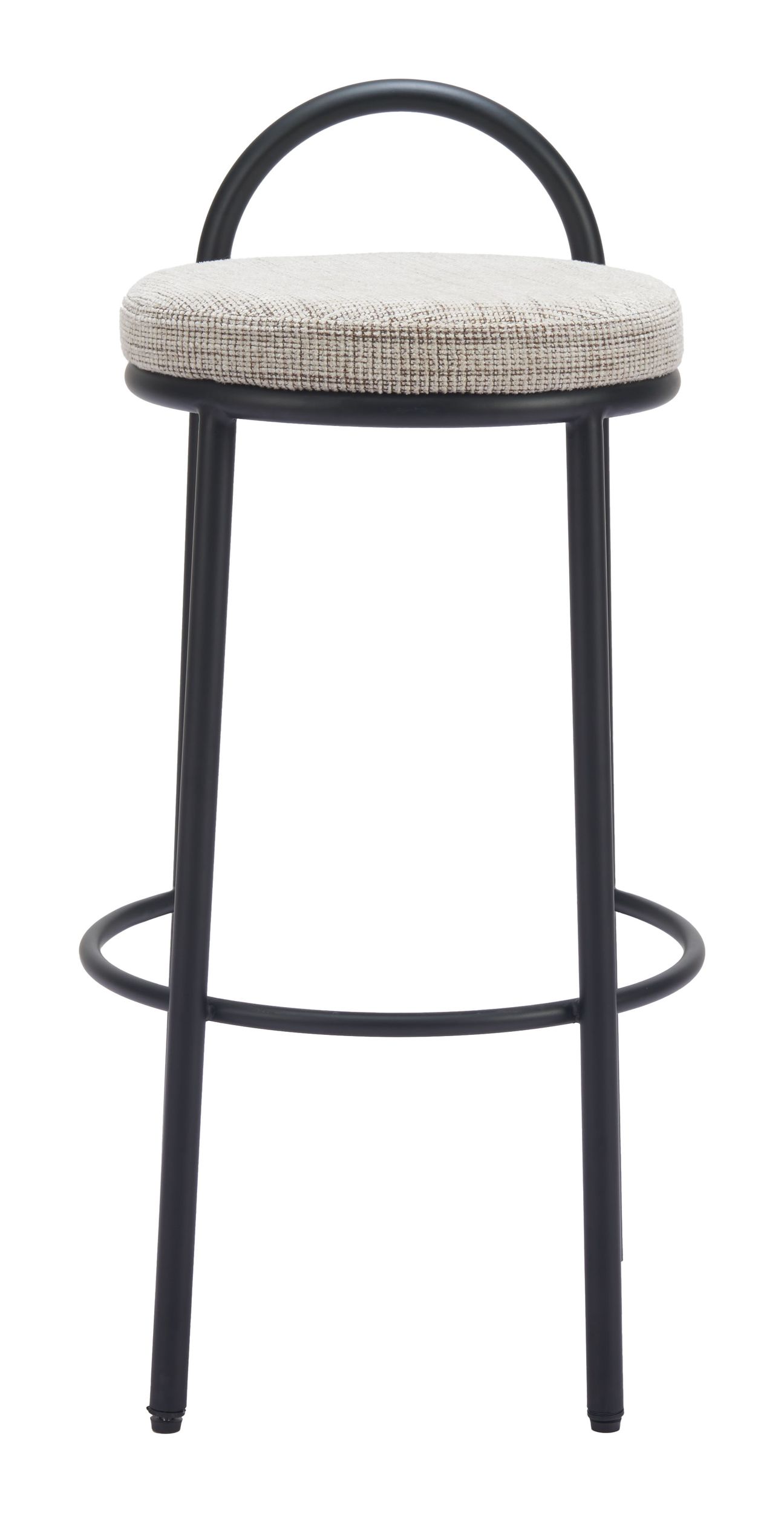 Sisal Chenille/Steel Barstool