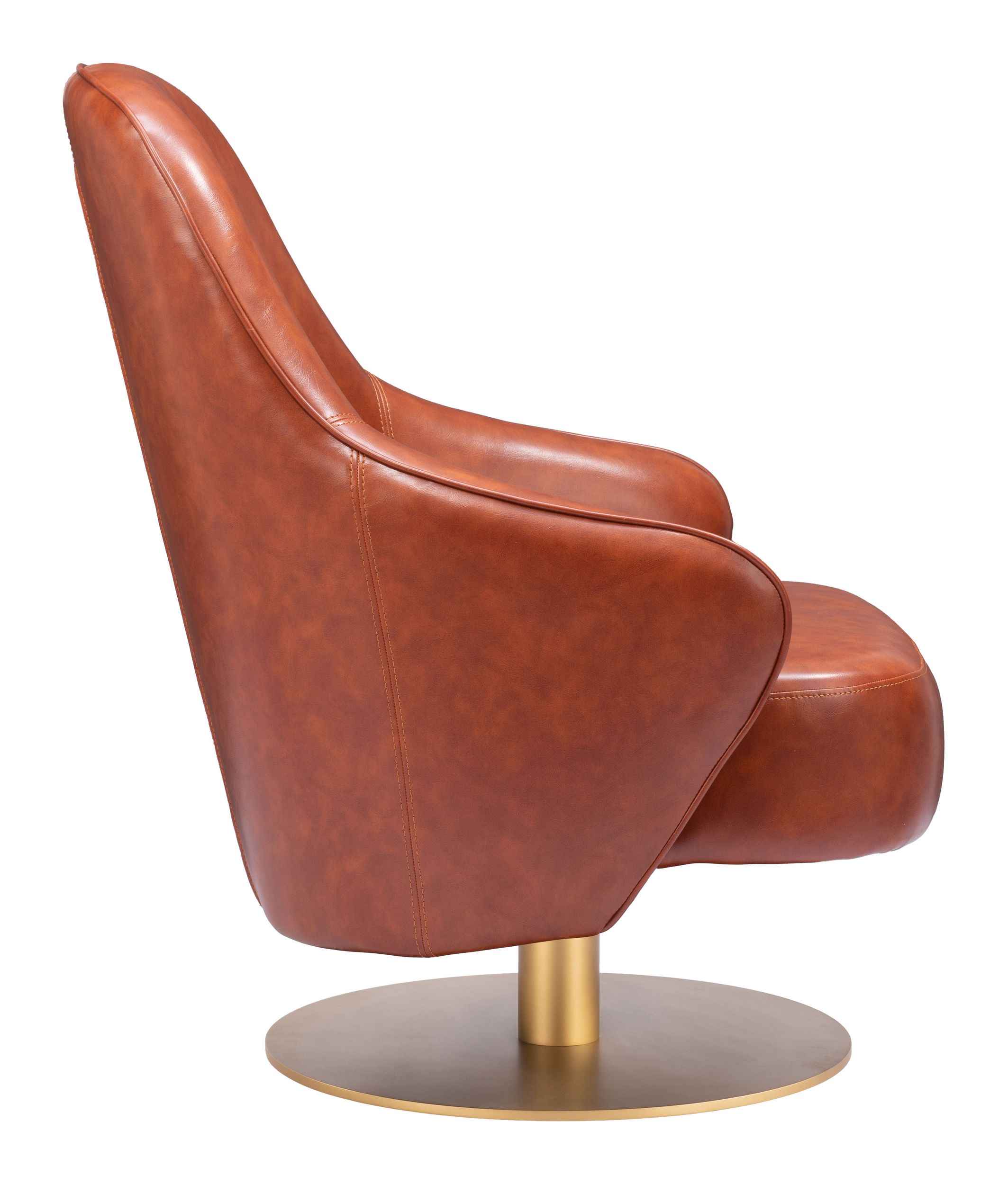 Withby Faux Leather Accent Chair