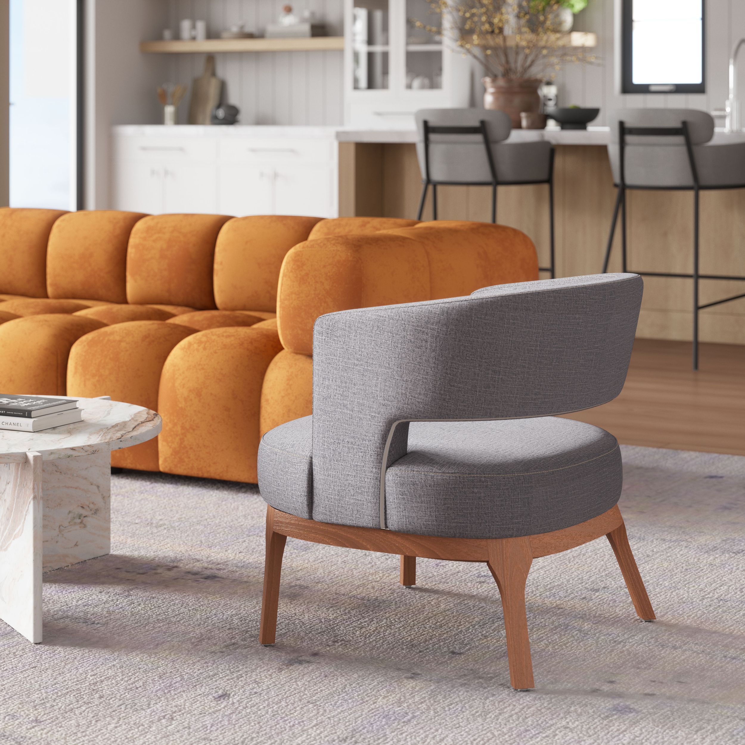 Penryn Fabric Accent Chair