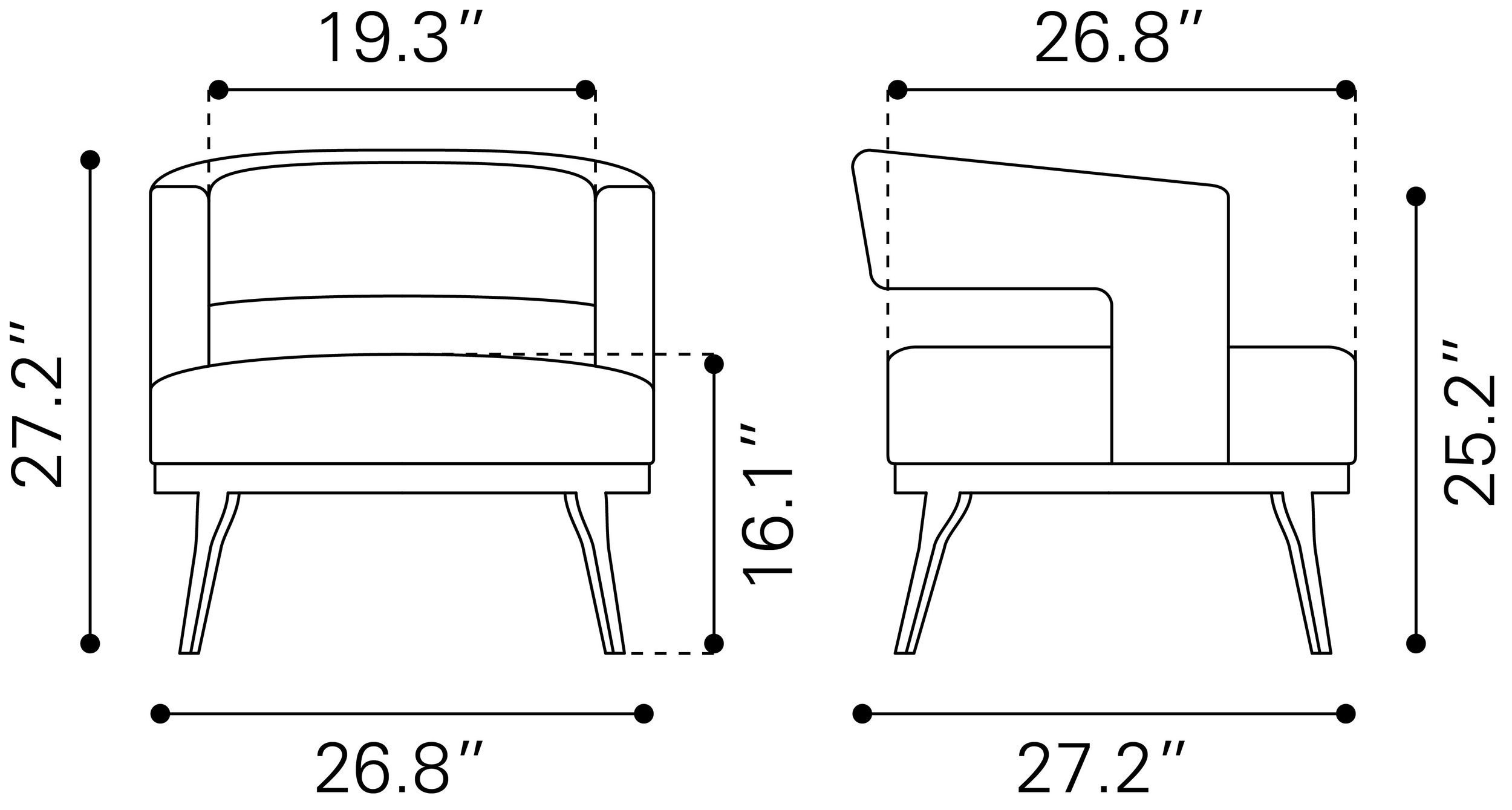 Penryn Fabric Accent Chair