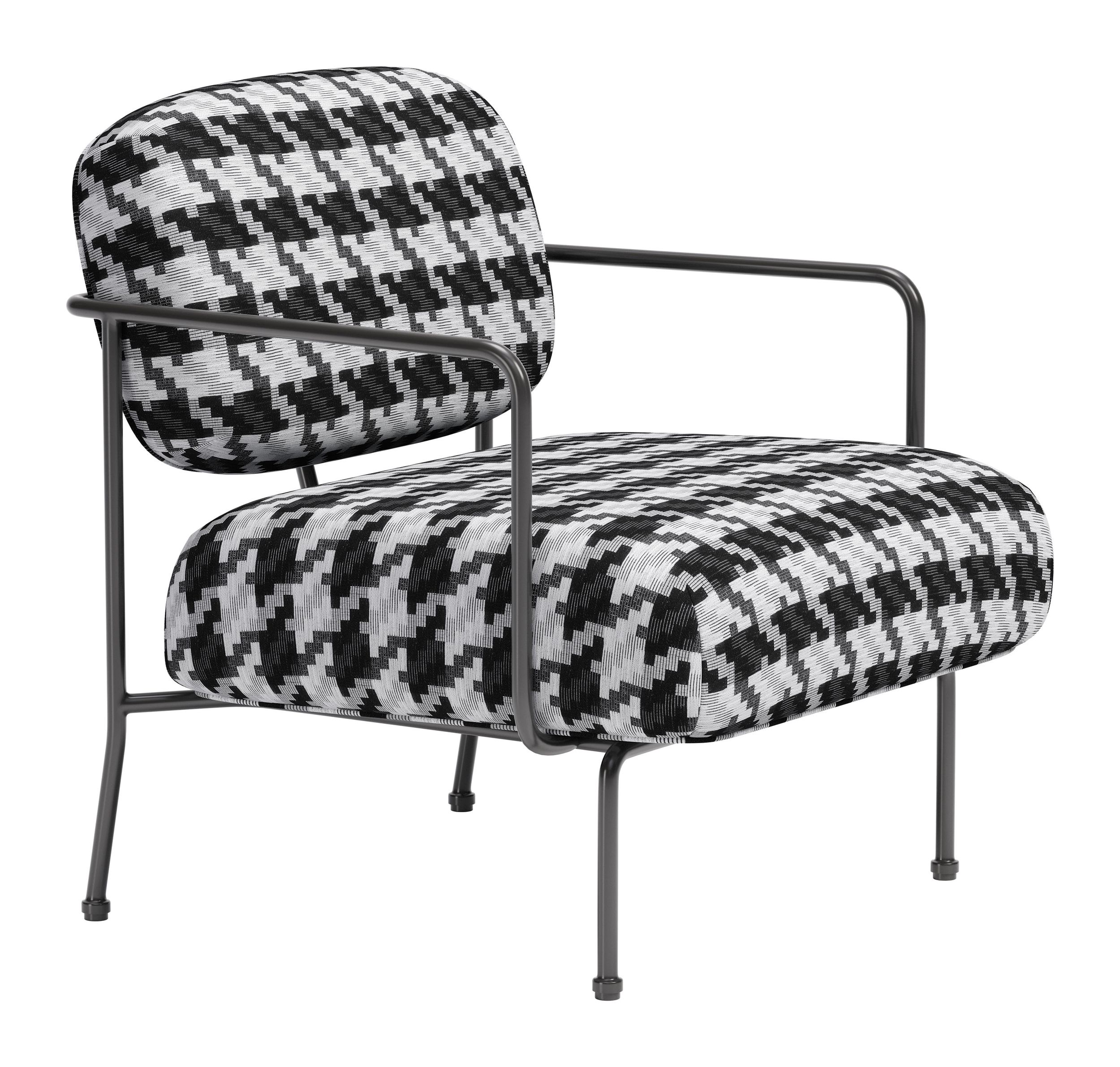Ulet Polyester/Steel Accent Chair