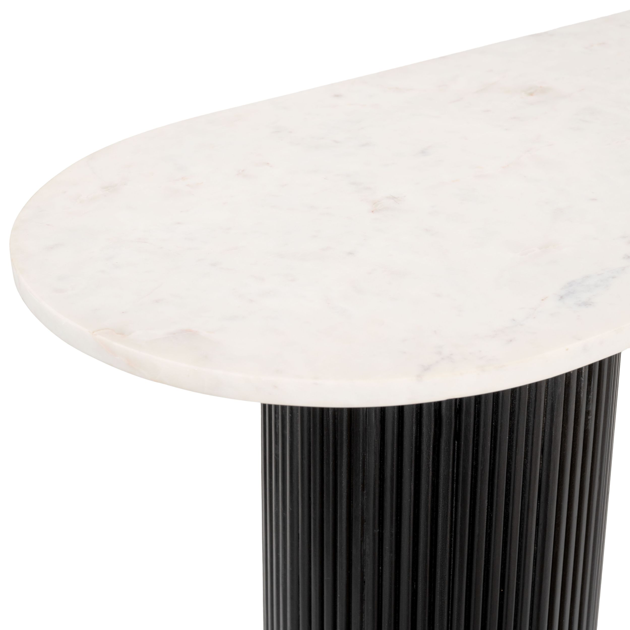 Izola Marble/Wood Console Table