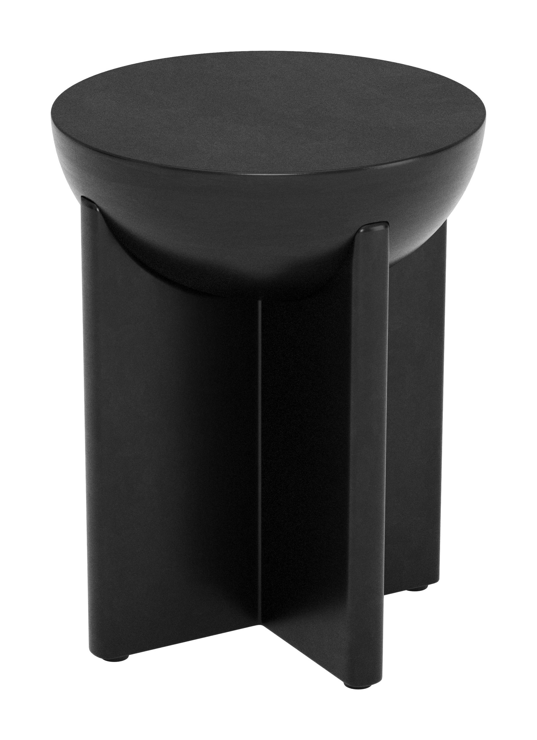 Tume Round Wood Side Table