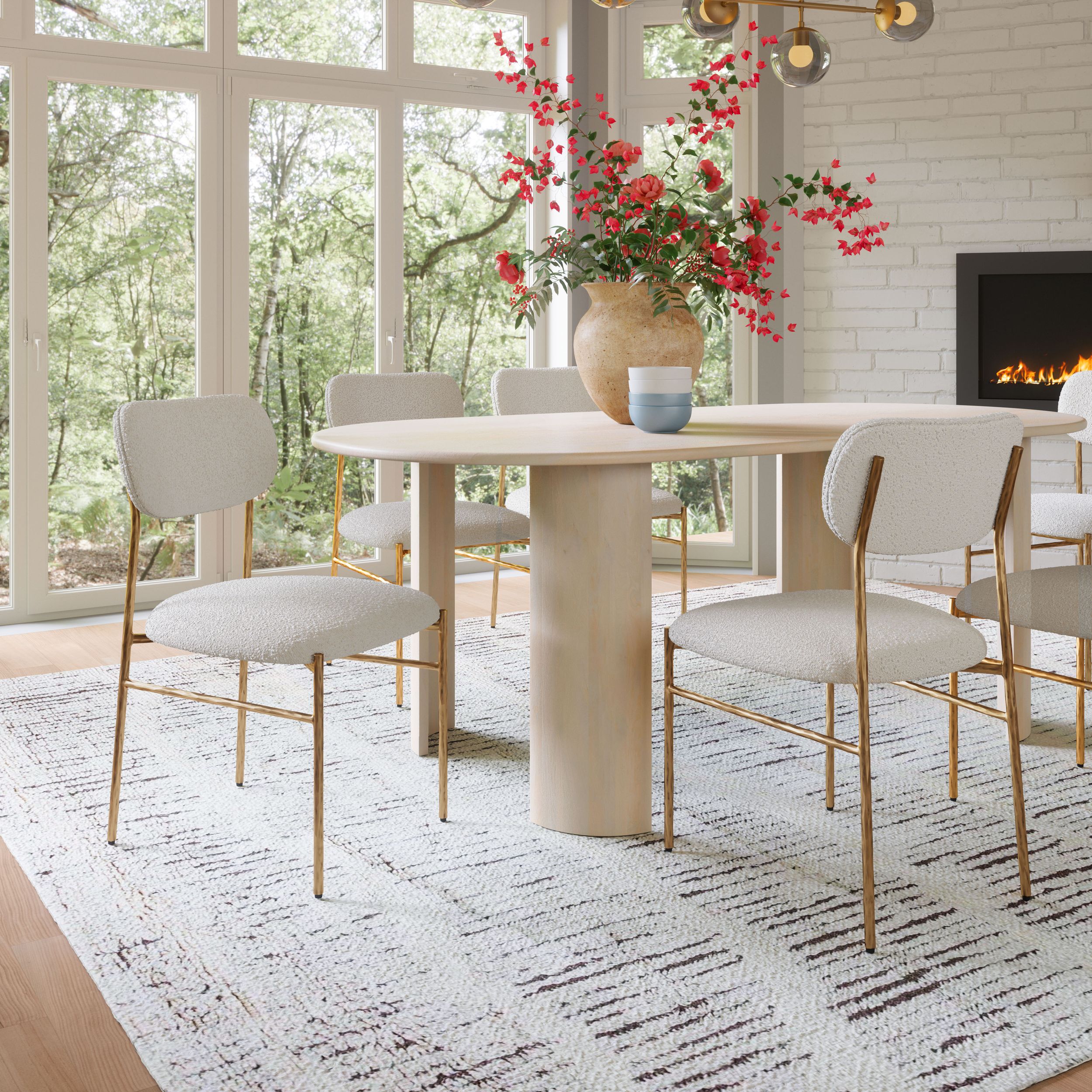 Sydhavnen Polyester/Steel Dining Chair