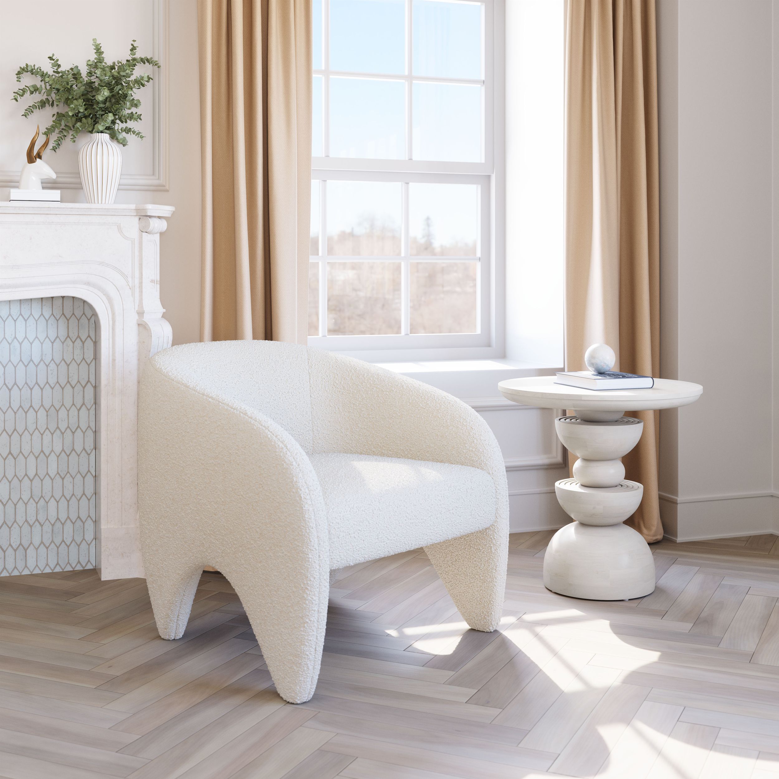 Lopta Polyester Accent Chair