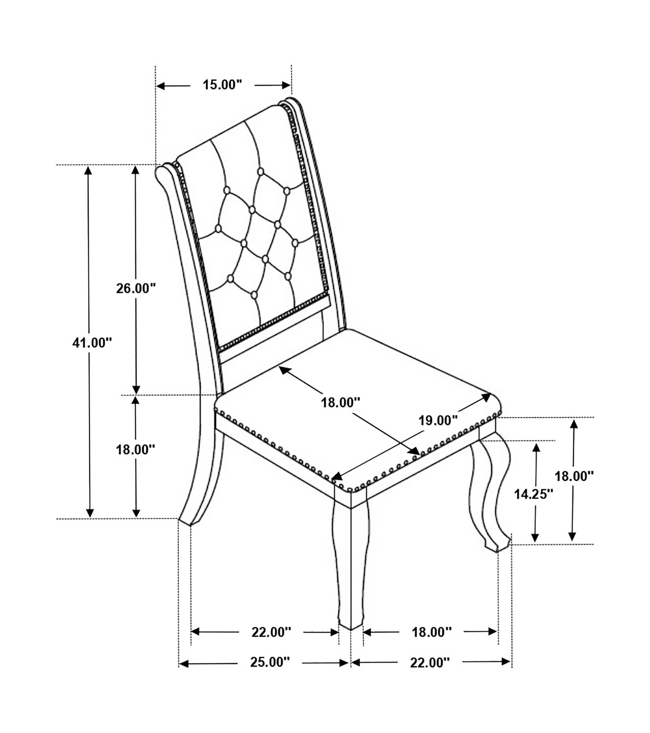 Brockway Cove Tufted Side Chair