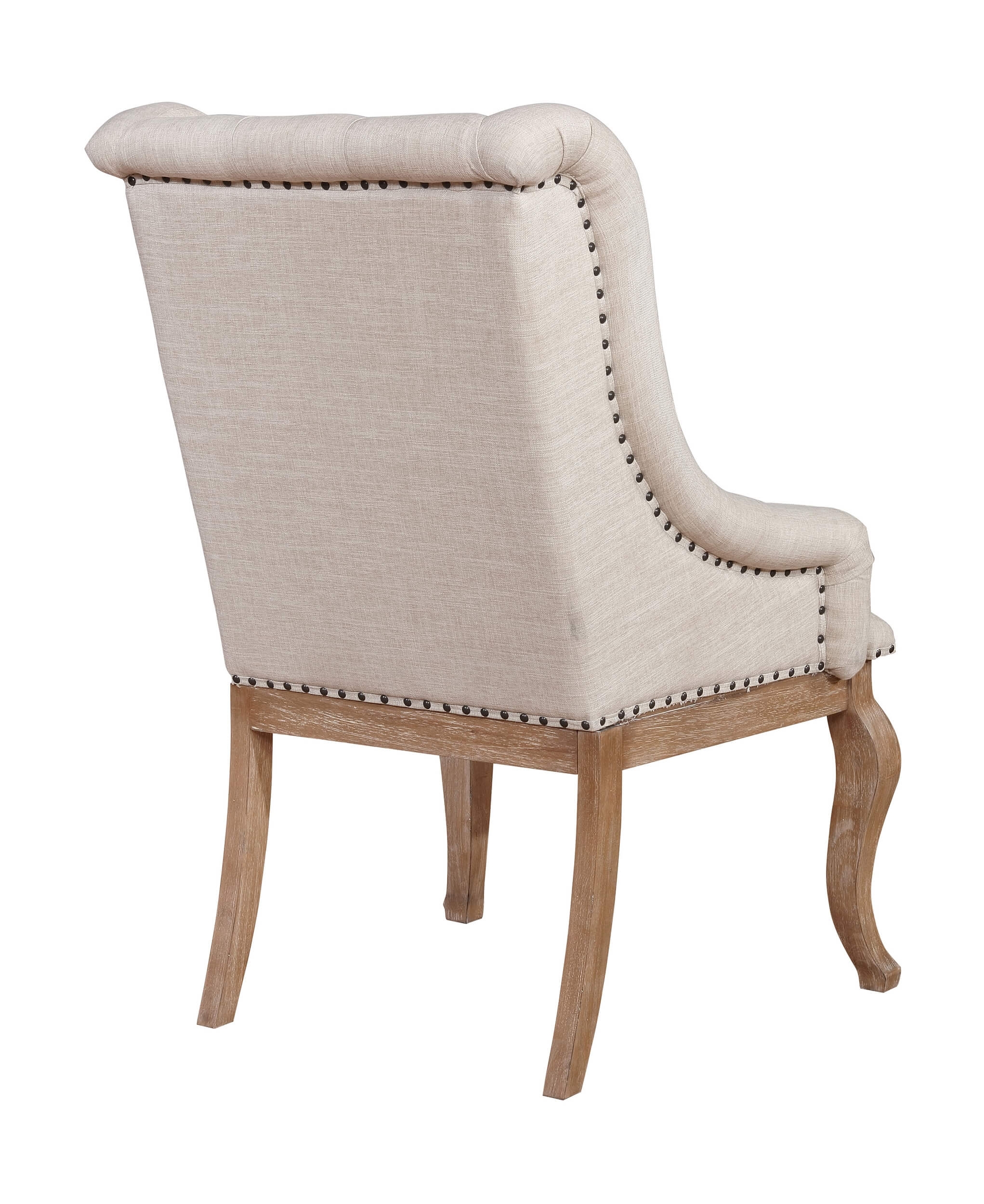 Brockway Cove Tufted Farbic Arm Chair