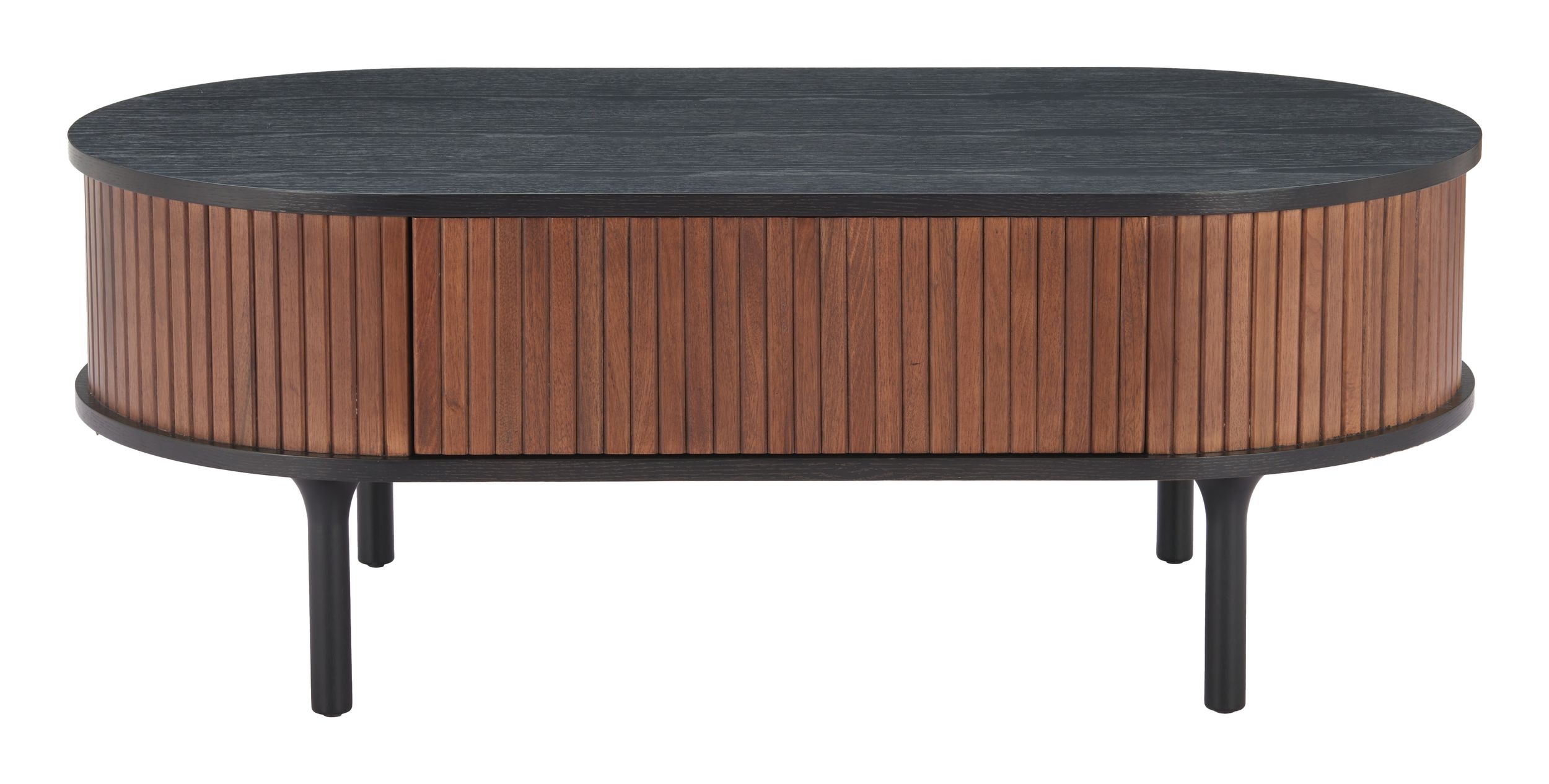 Koriana Oval Wood Veneer/Wood Coffee Table