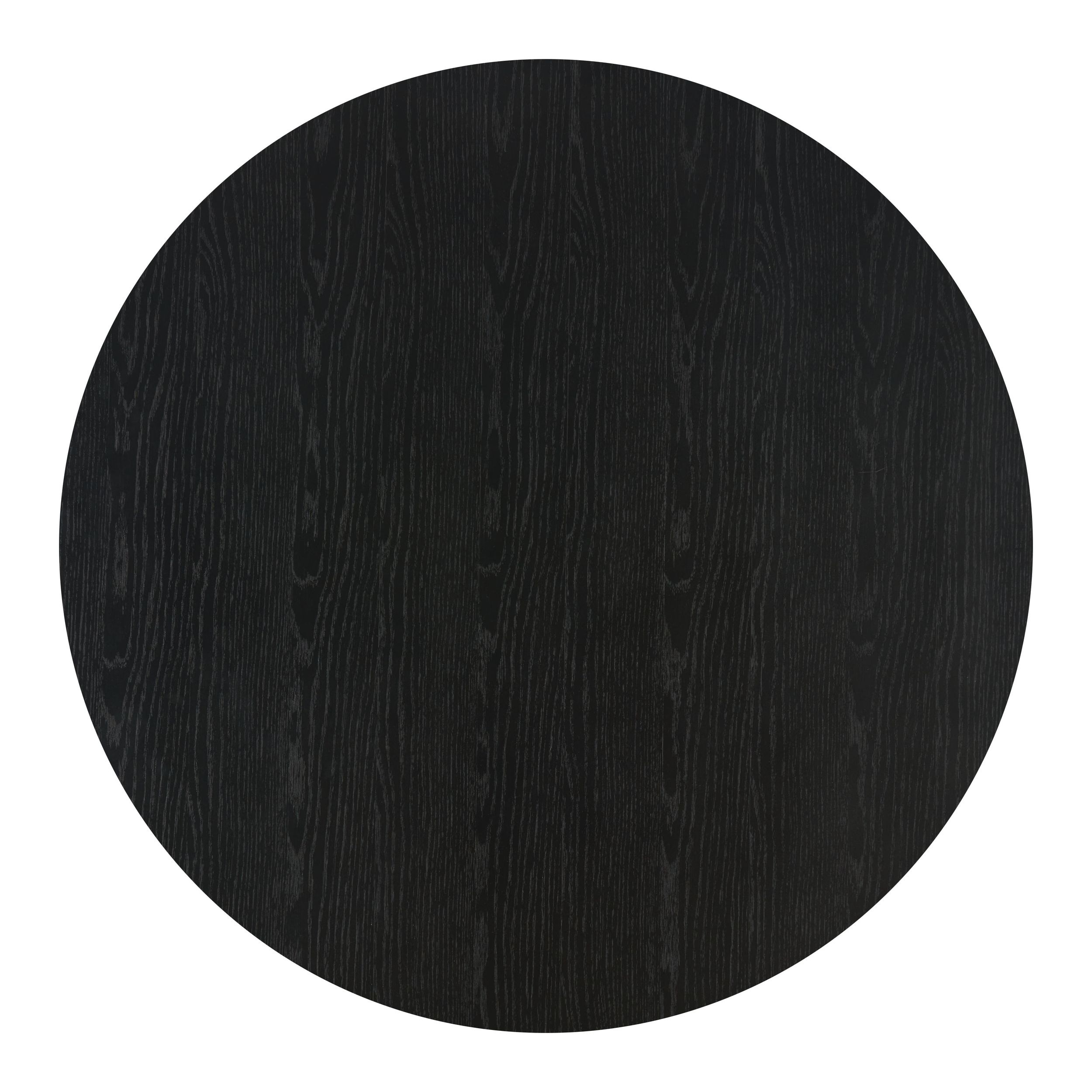 Nejaus Round Wood Veneer/Wood Coffee Table w/Door