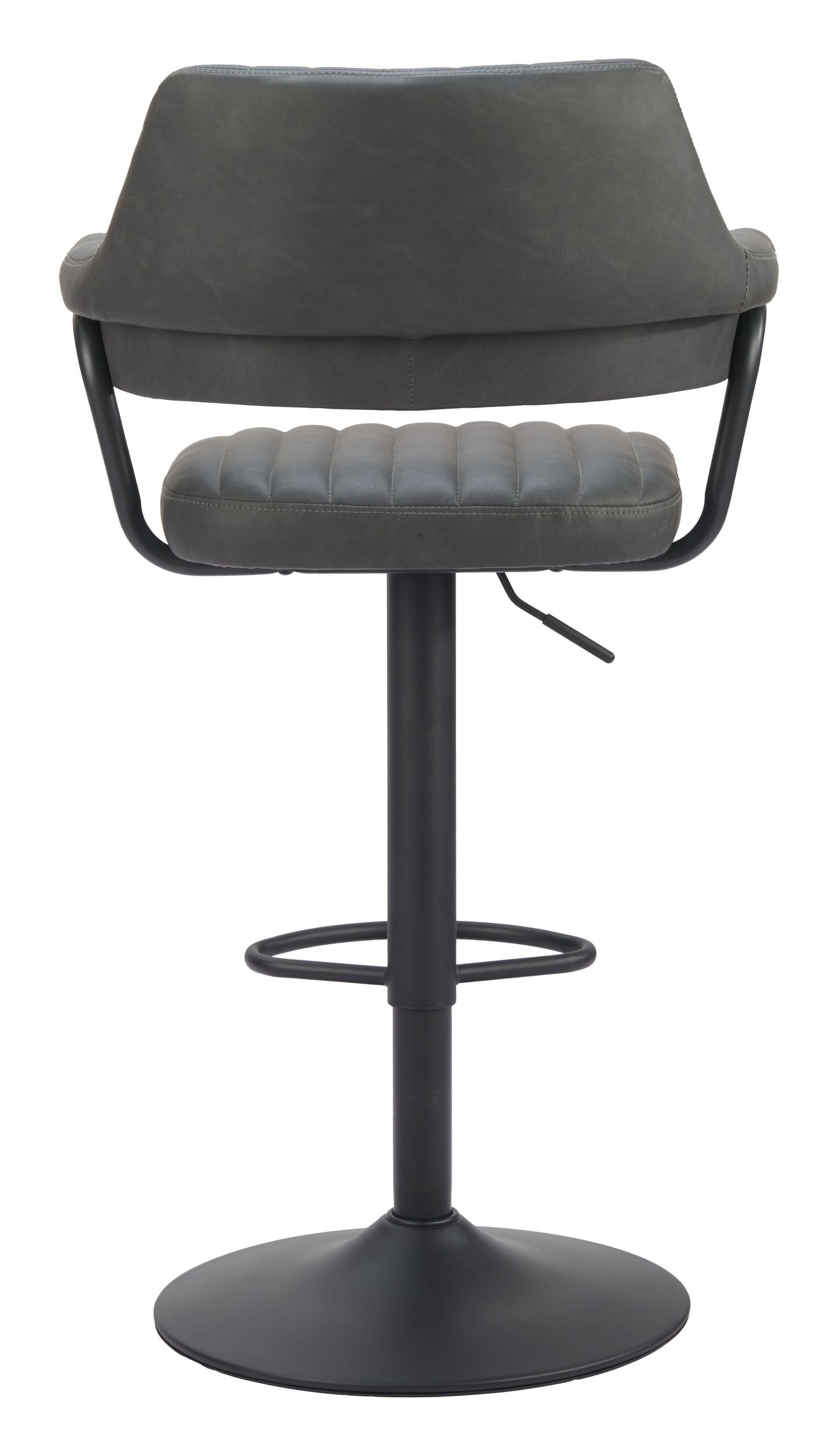 Erret Faux Leather/Steel Barstool