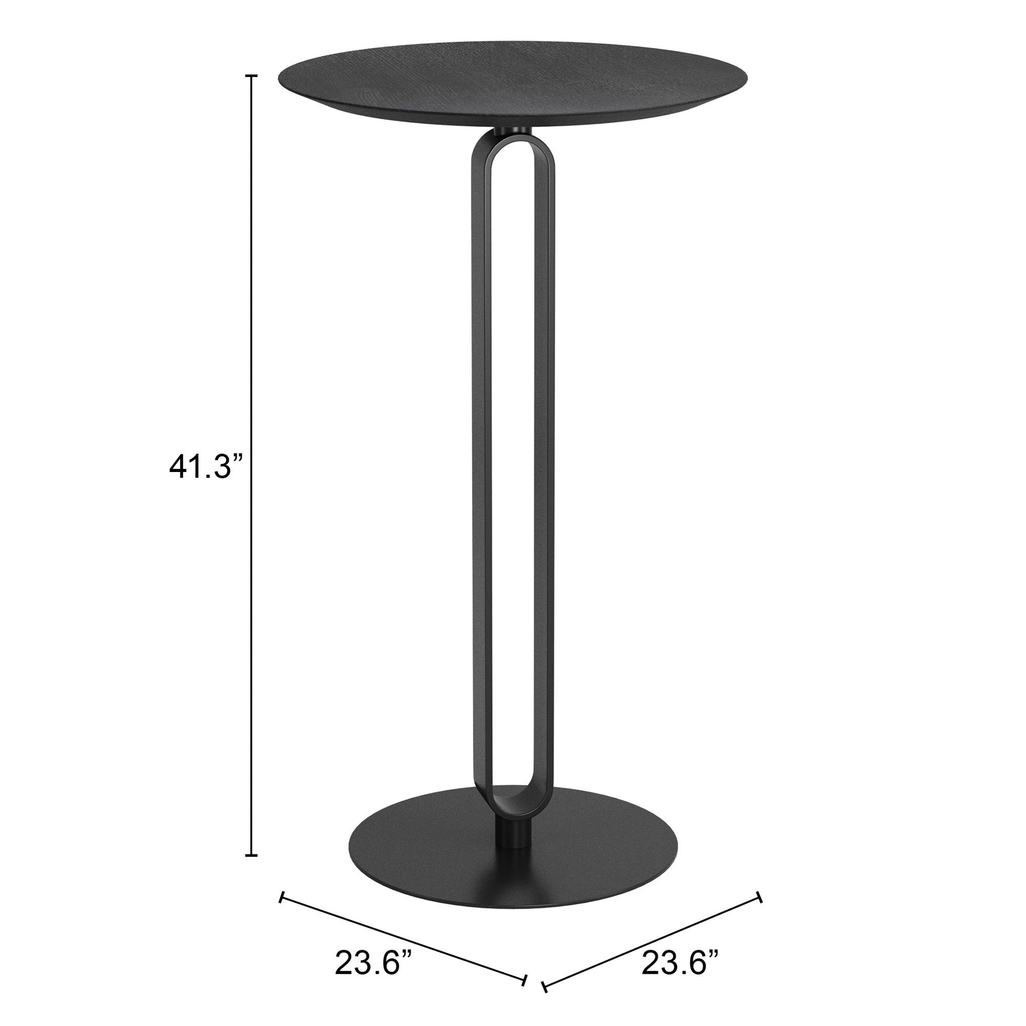 Derry Round MDF/Steel Bar Table