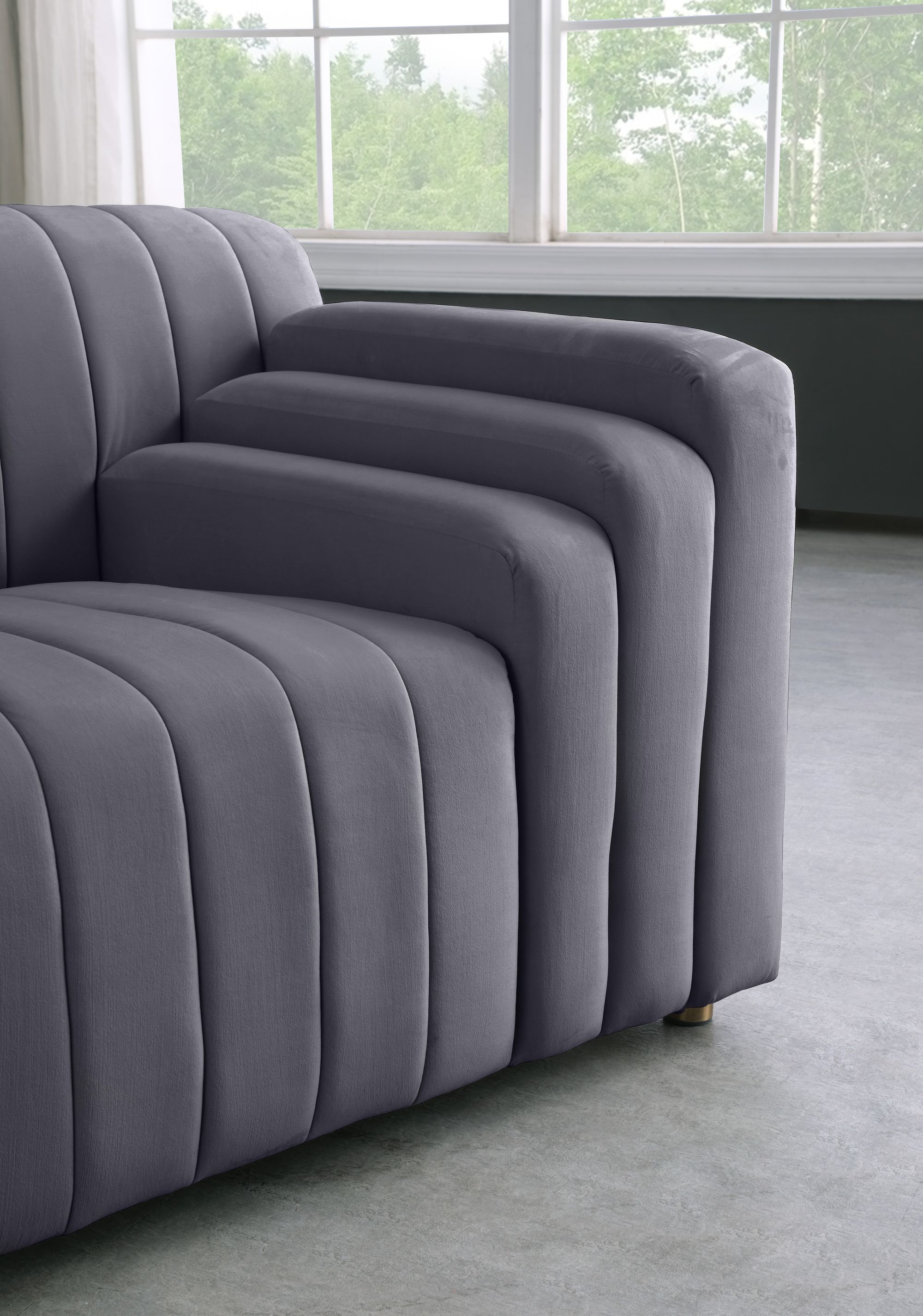 Naya Velvet Loveseat