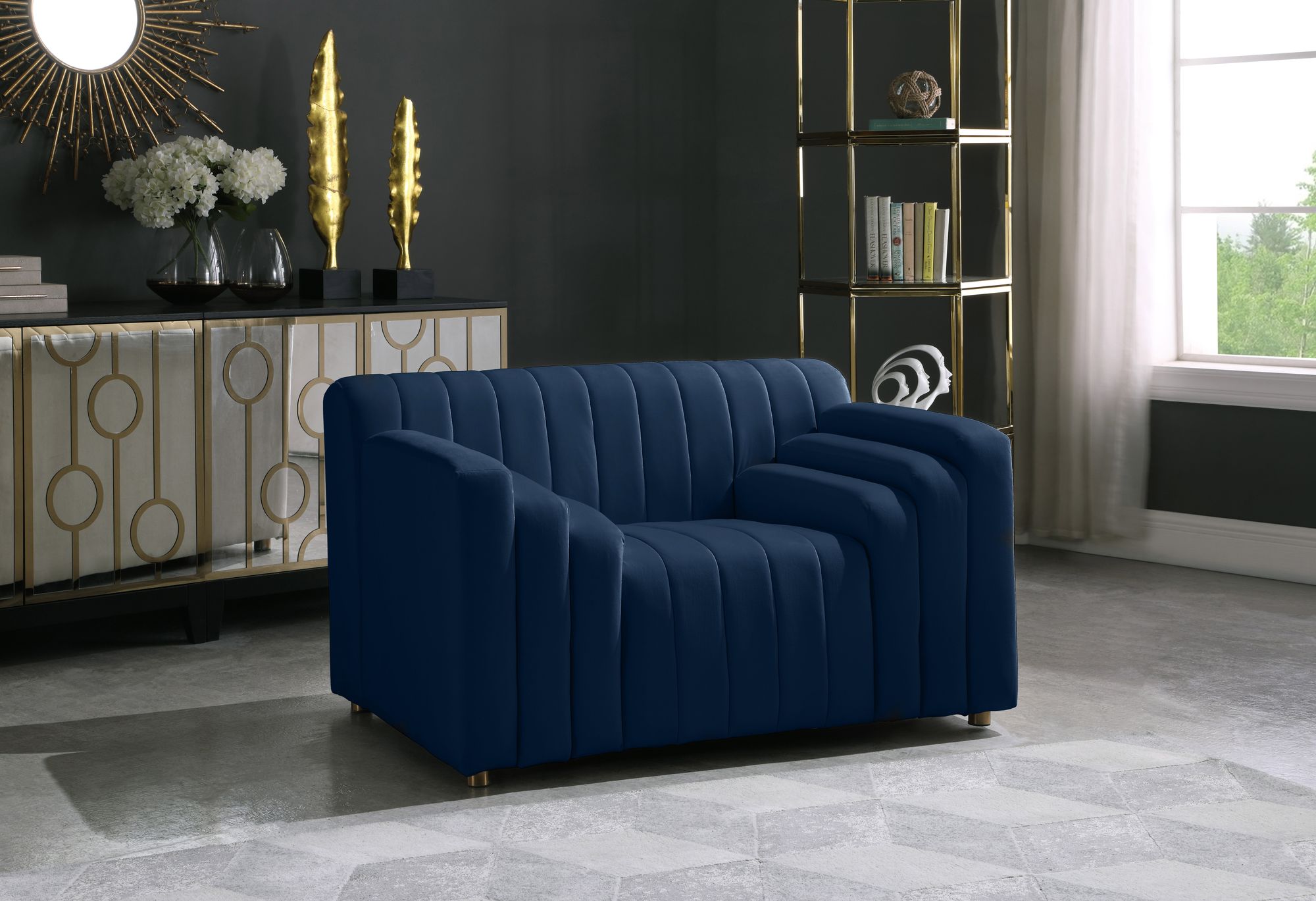 Naya Velvet Chair