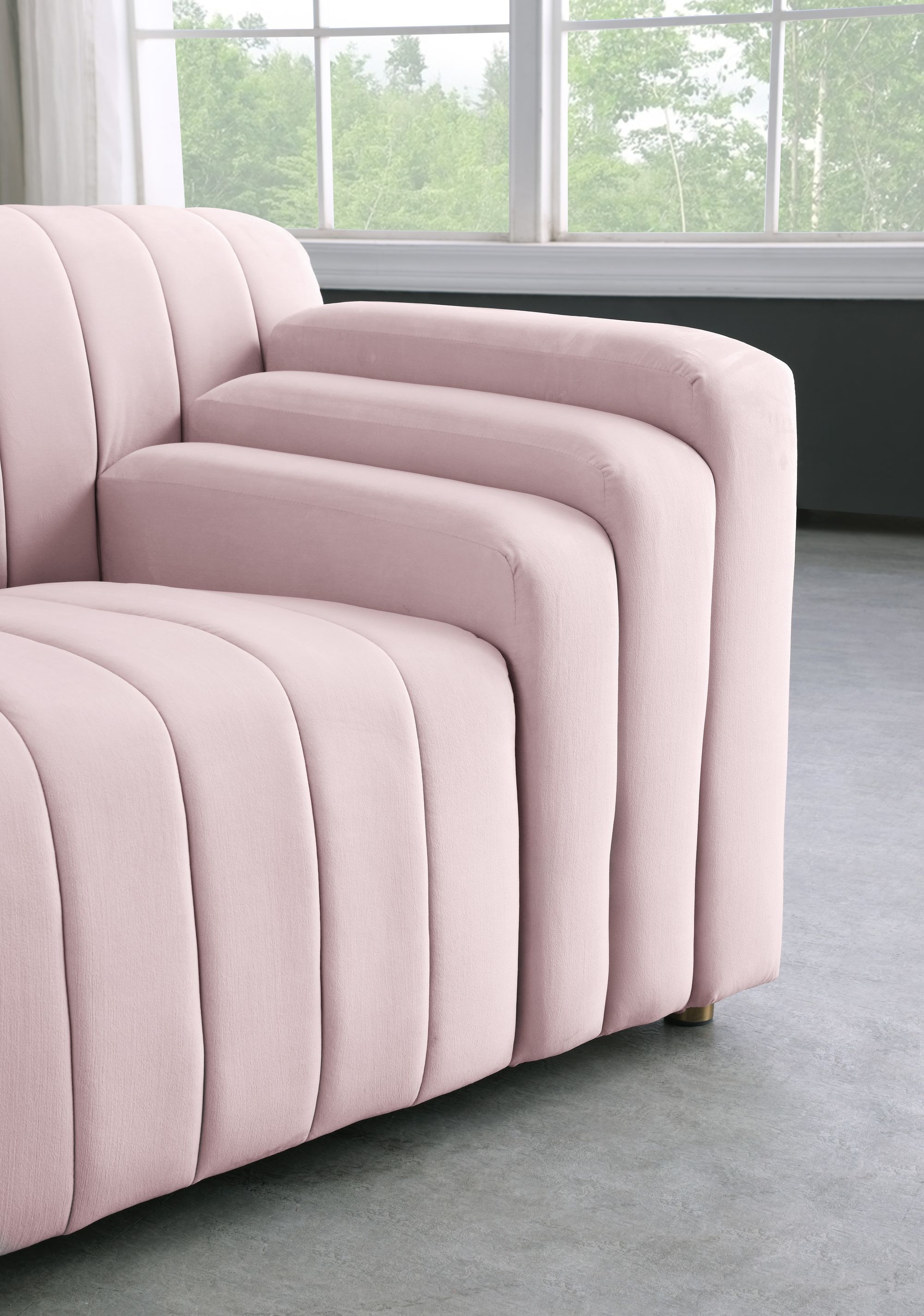 Naya Velvet Loveseat