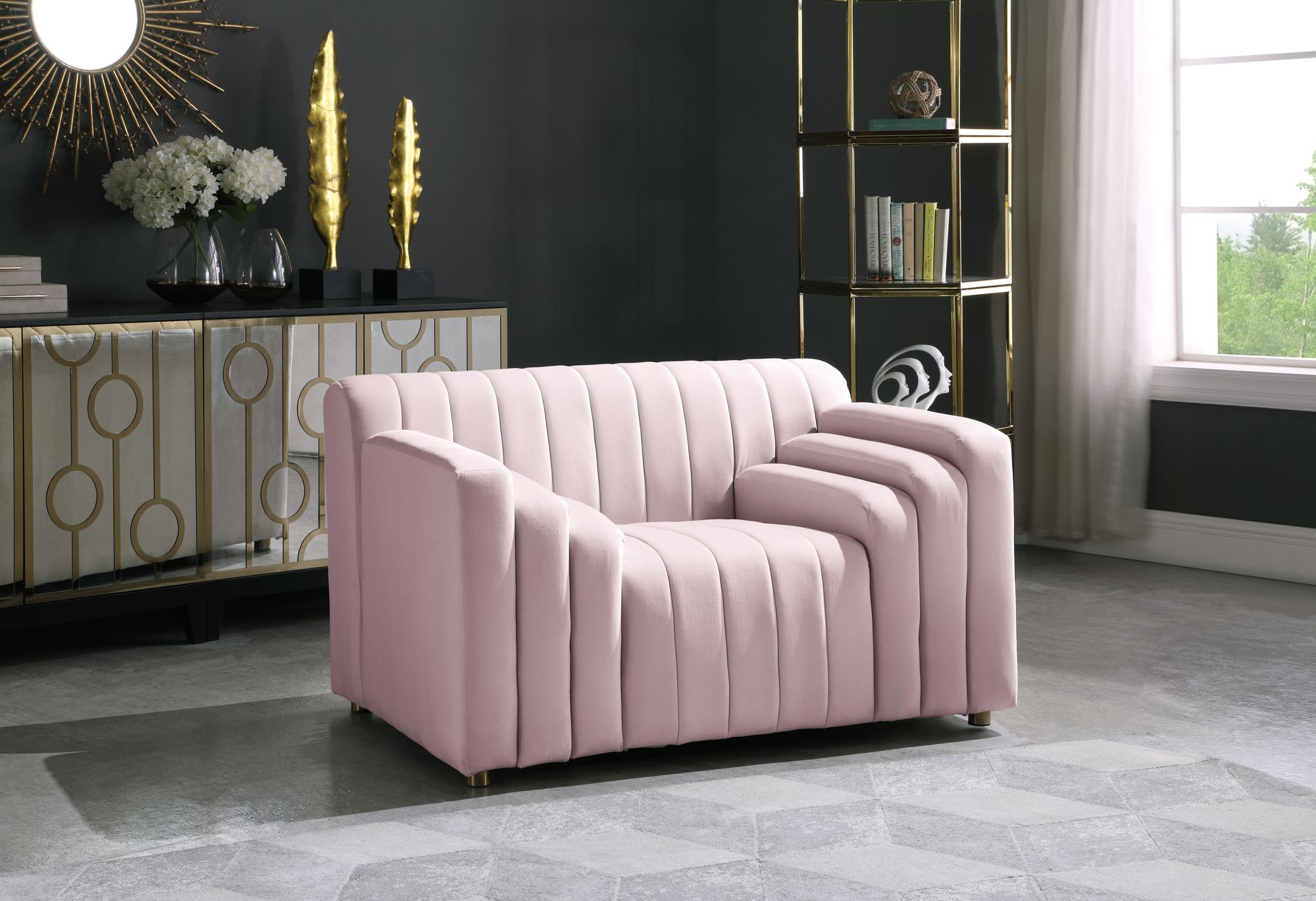 Naya Velvet Chair