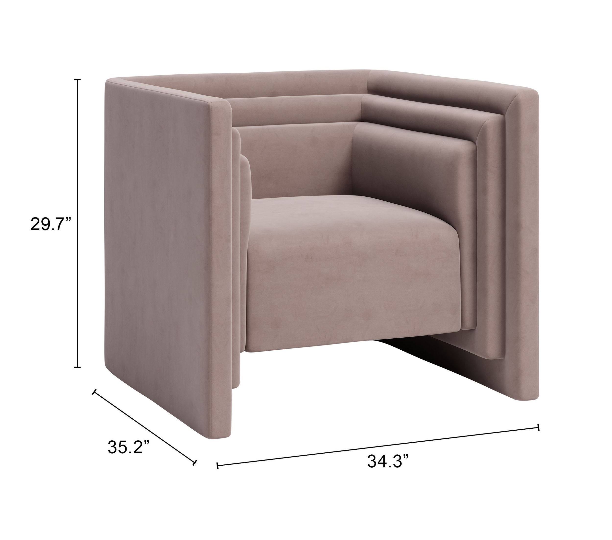 Trippel Velvet Armchair